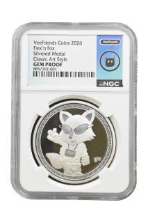 Flex'n Fox - Classic Art Style Silver Plated