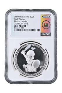 Kind Warrior - Classic Art Style Silver Plated
