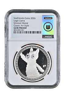 Legit Llama - Classic Art Style Silver Plated