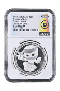Notorious Ninja - Classic Art Style Silver Plated