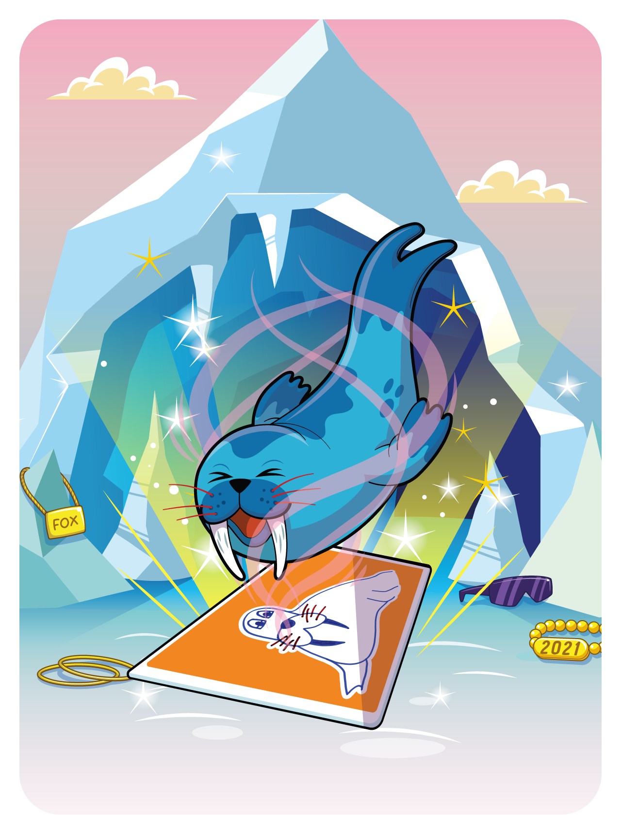 Gary Vaynerchuk - VeeFriends Series 2 - Woke Walrus #10069 - NFT # 10069