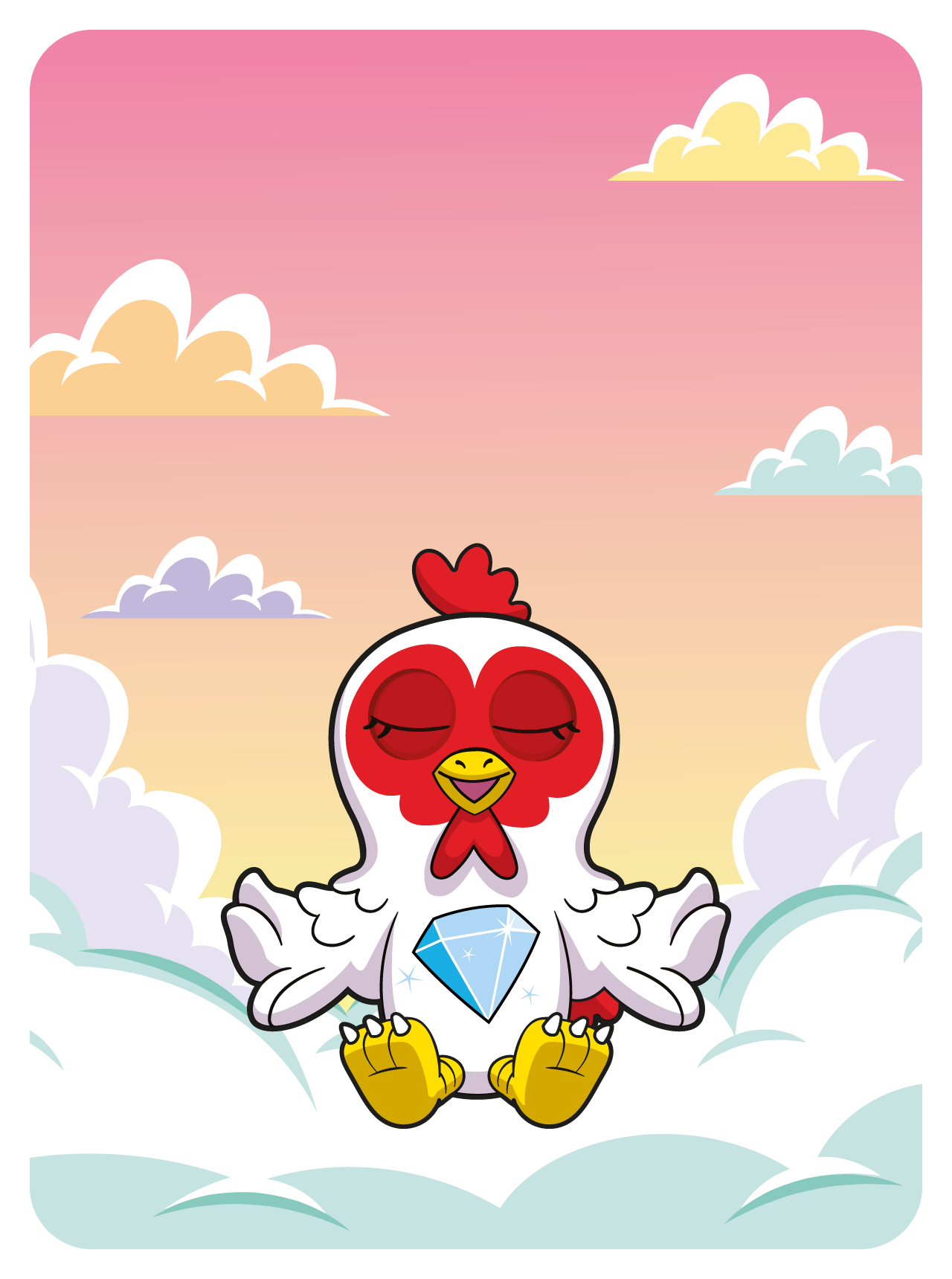 Gary Vaynerchuk - VeeFriends Series 2 - "Diamond Hands" Hen #10638 - NFT # 10638