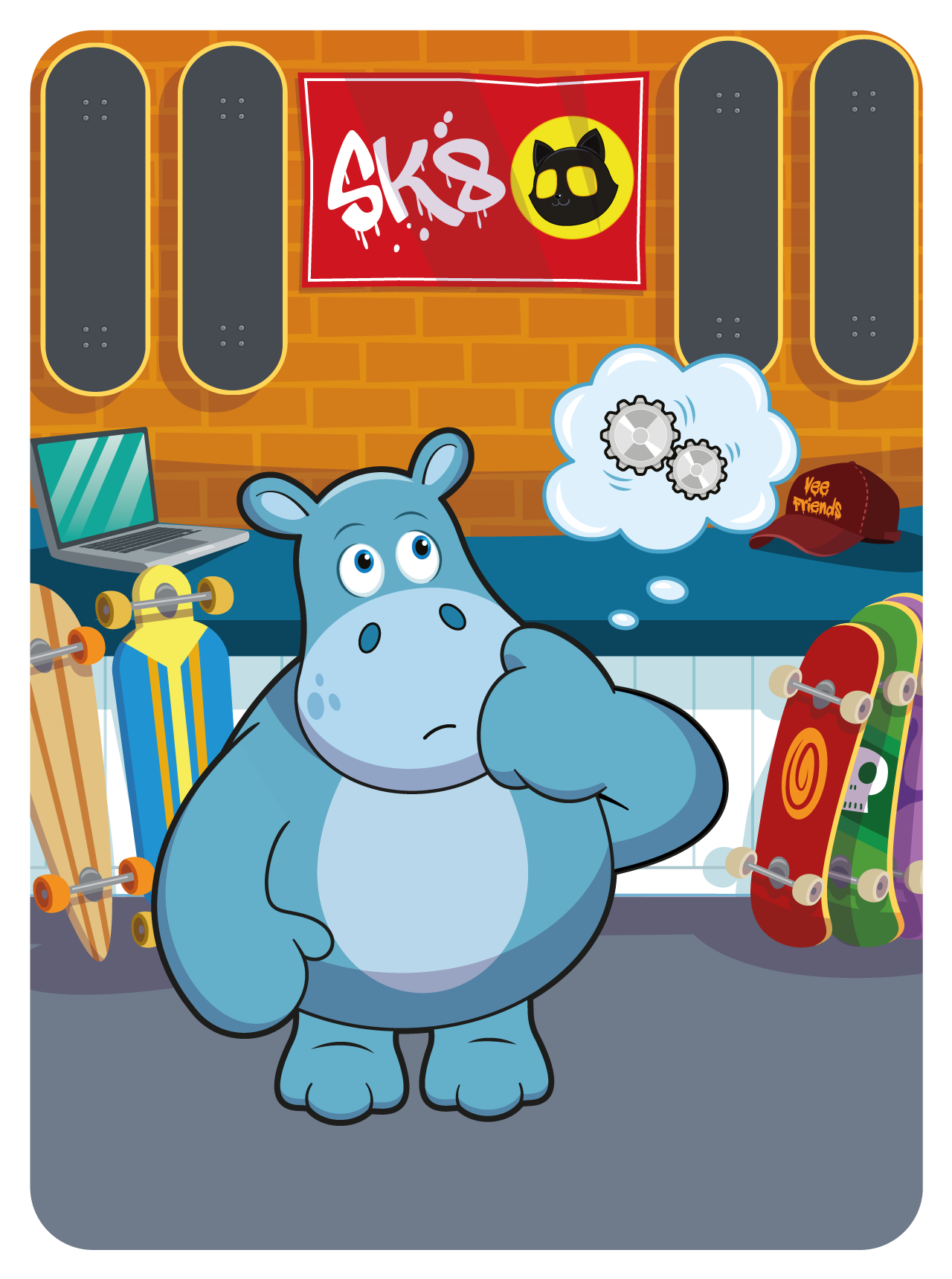 Gary Vaynerchuk - VeeFriends Series 2 - Helpful Hippo #10799 - NFT # 10799