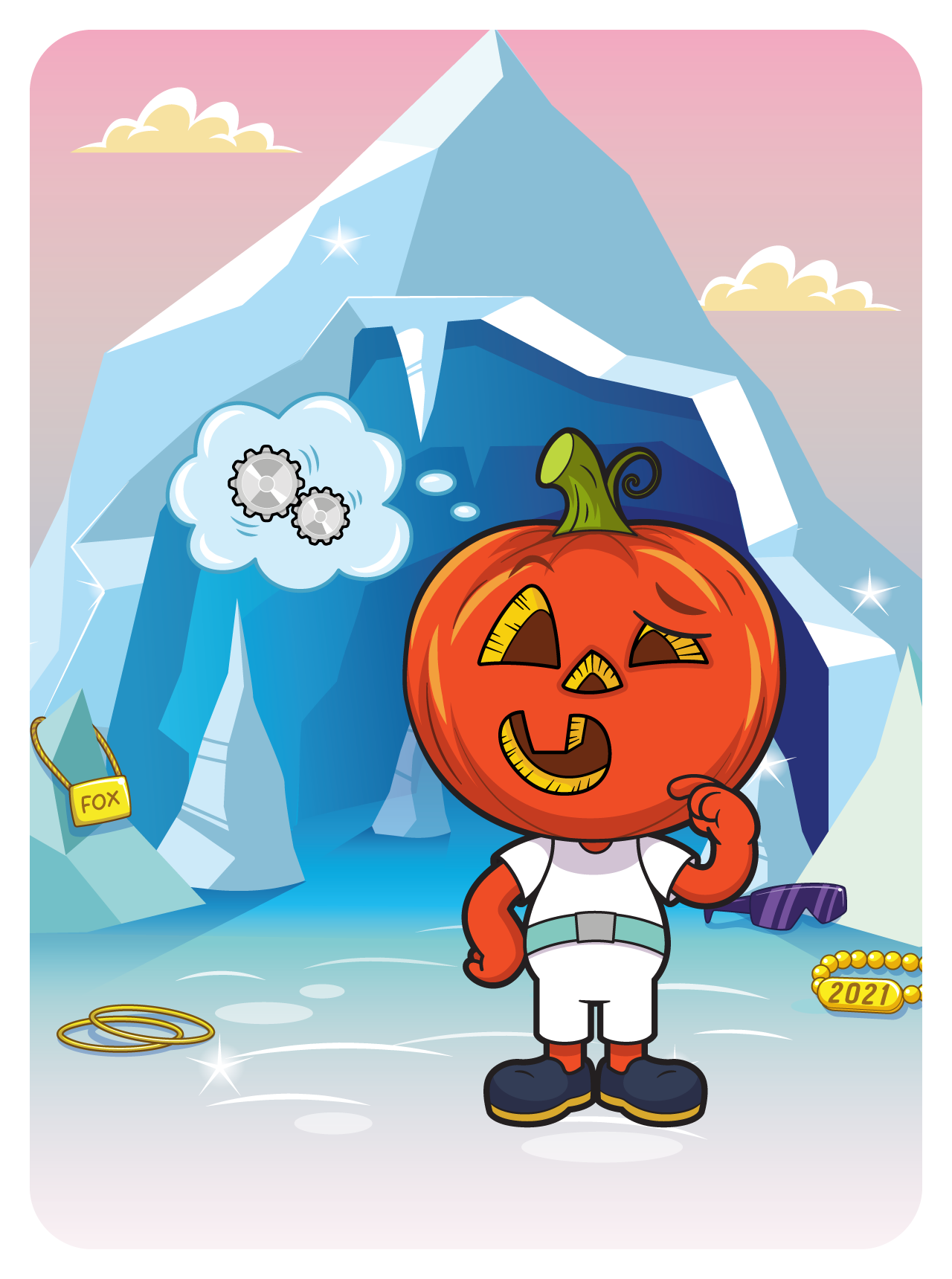 Gary Vaynerchuk - VeeFriends Series 2 - Jolly Jack-O #10844 - NFT # 10844