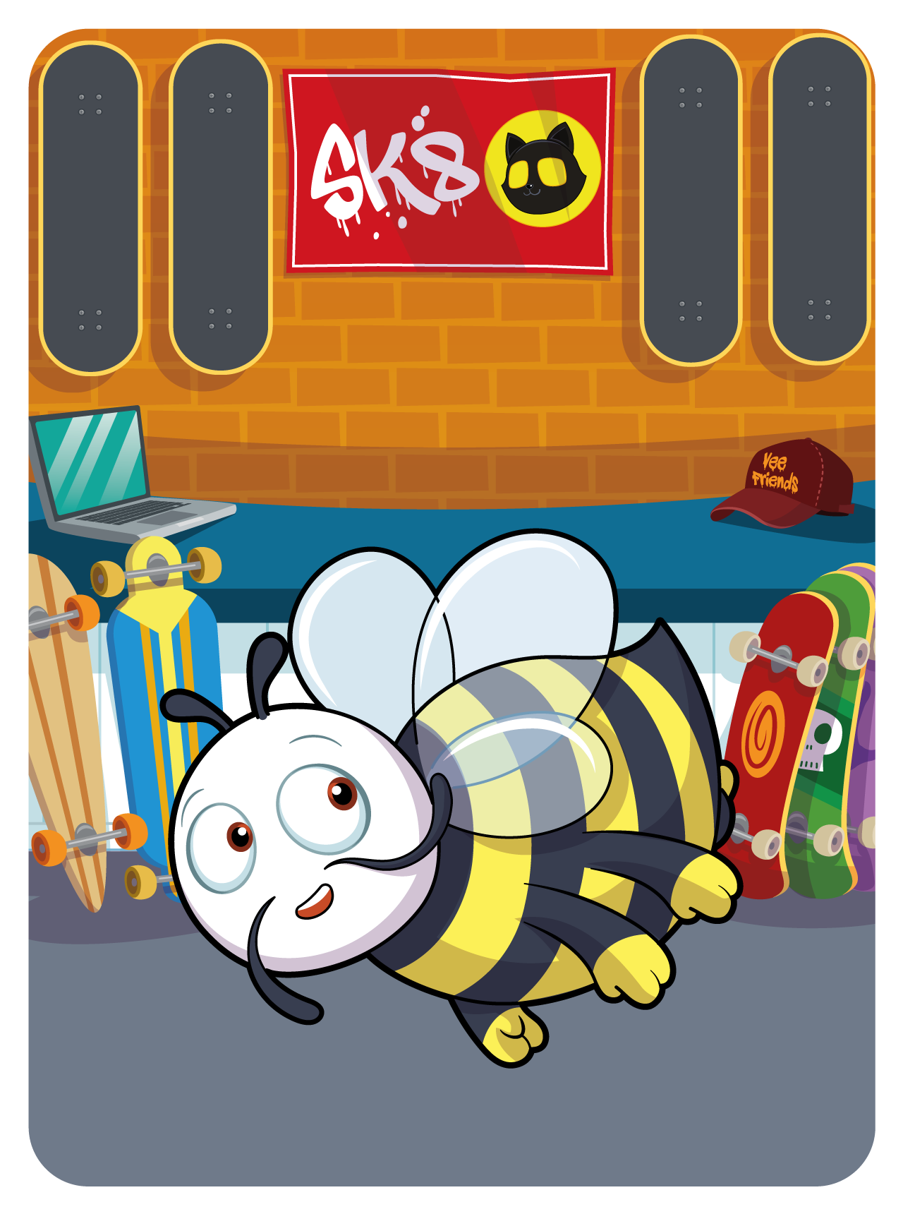 Gary Vaynerchuk - VeeFriends Series 2 - Honest Honey Bee #10852 - NFT # 10852