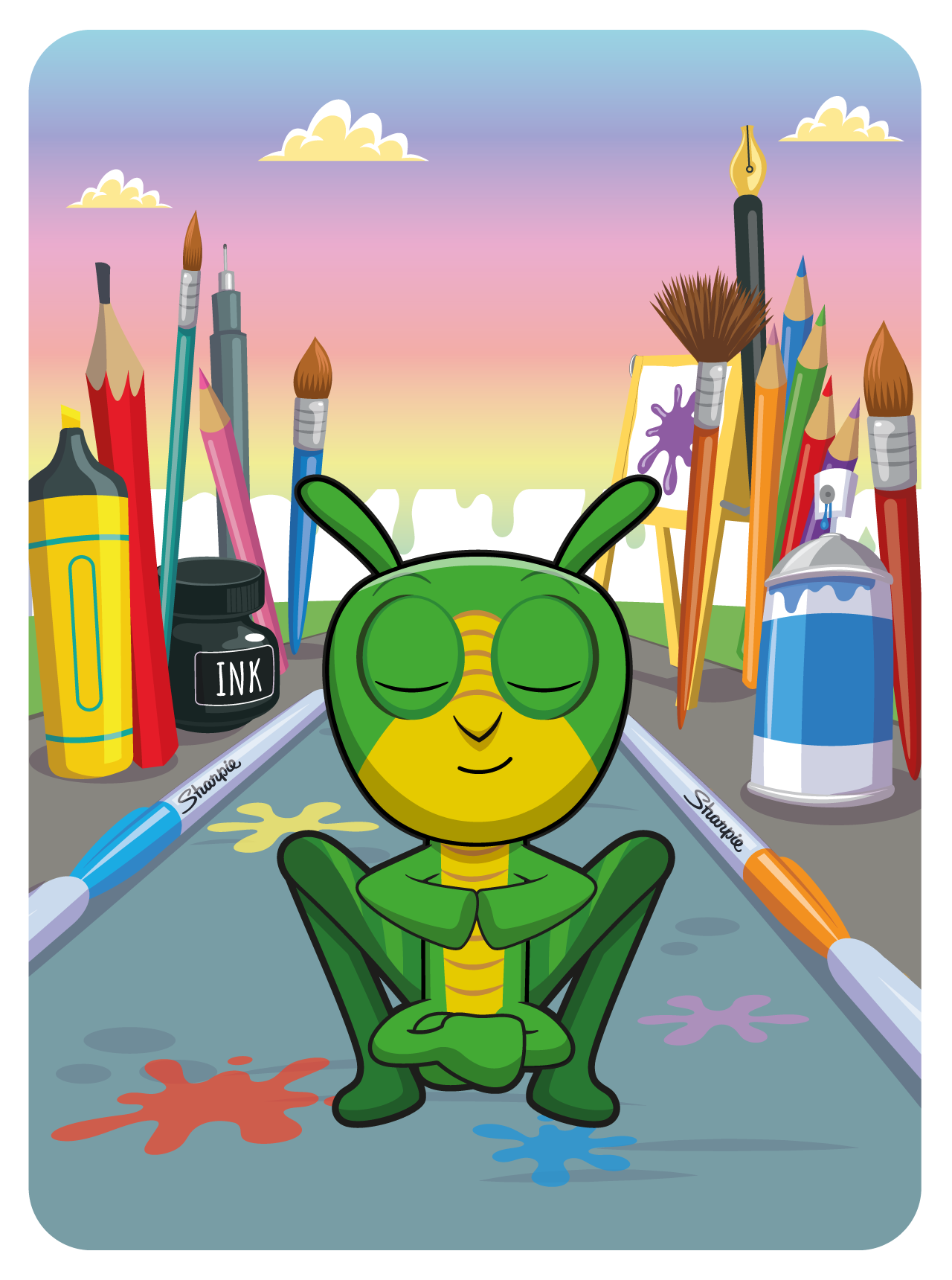 Gary Vaynerchuk - VeeFriends Series 2 - Gracious Grasshopper #11021 - NFT # 11021