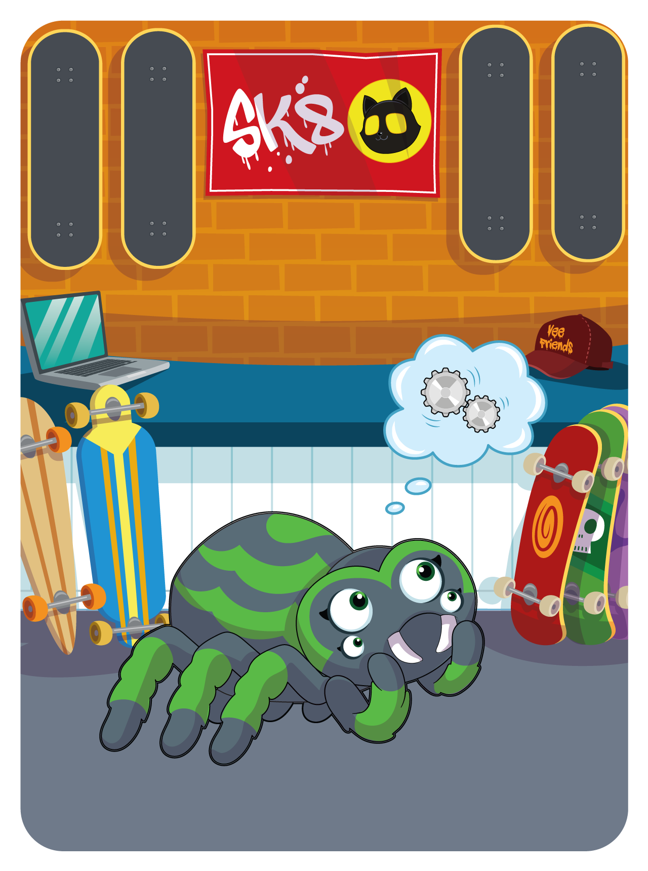 Gary Vaynerchuk - VeeFriends Series 2 - Trusting Tarantula #11076 - NFT # 11076