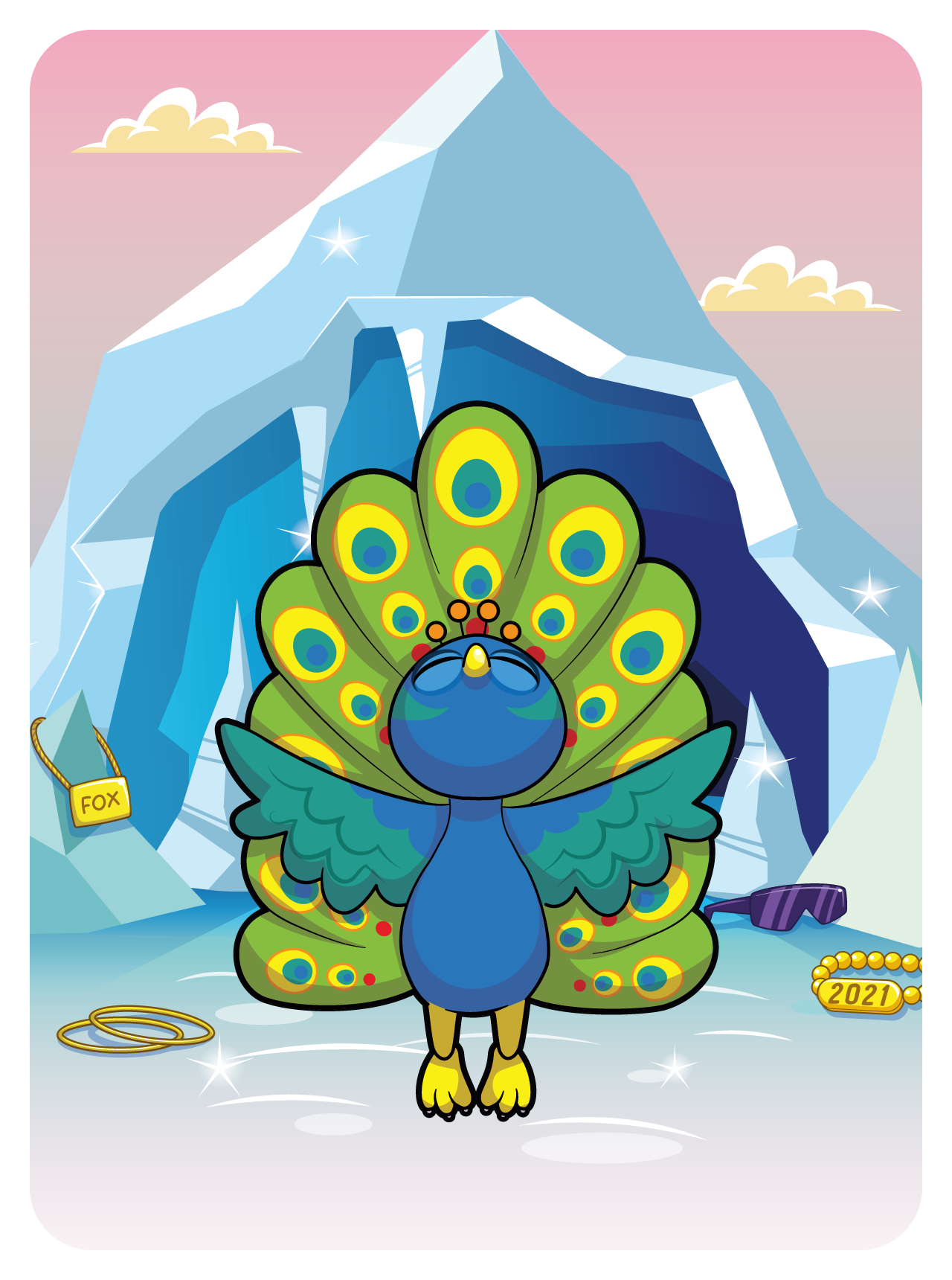 Gary Vaynerchuk - VeeFriends Series 2 - Practical Peacock #11440 - NFT # 11440