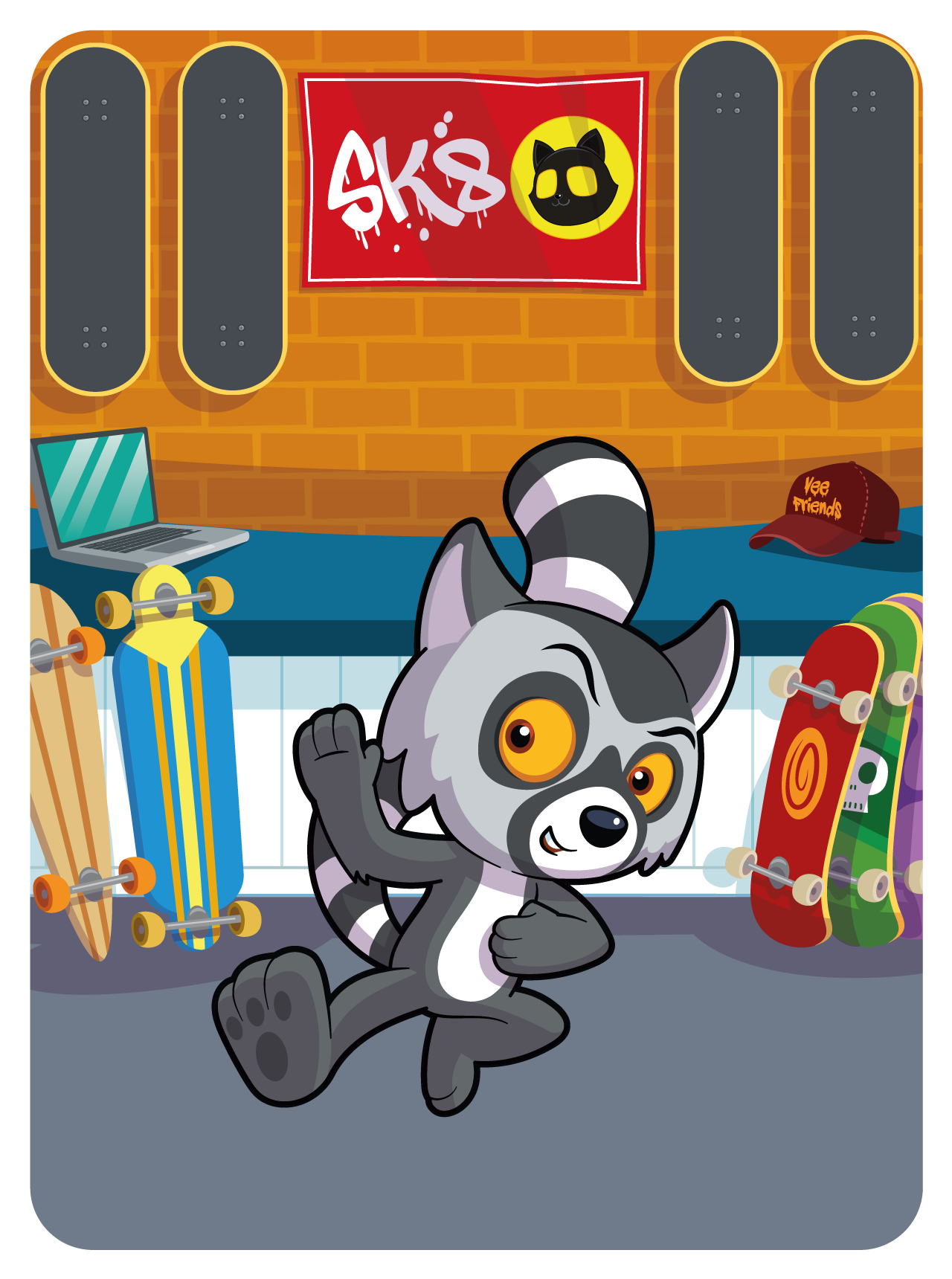 Gary Vaynerchuk - VeeFriends Series 2 - Legendary Lemur #11472 - NFT # 11472