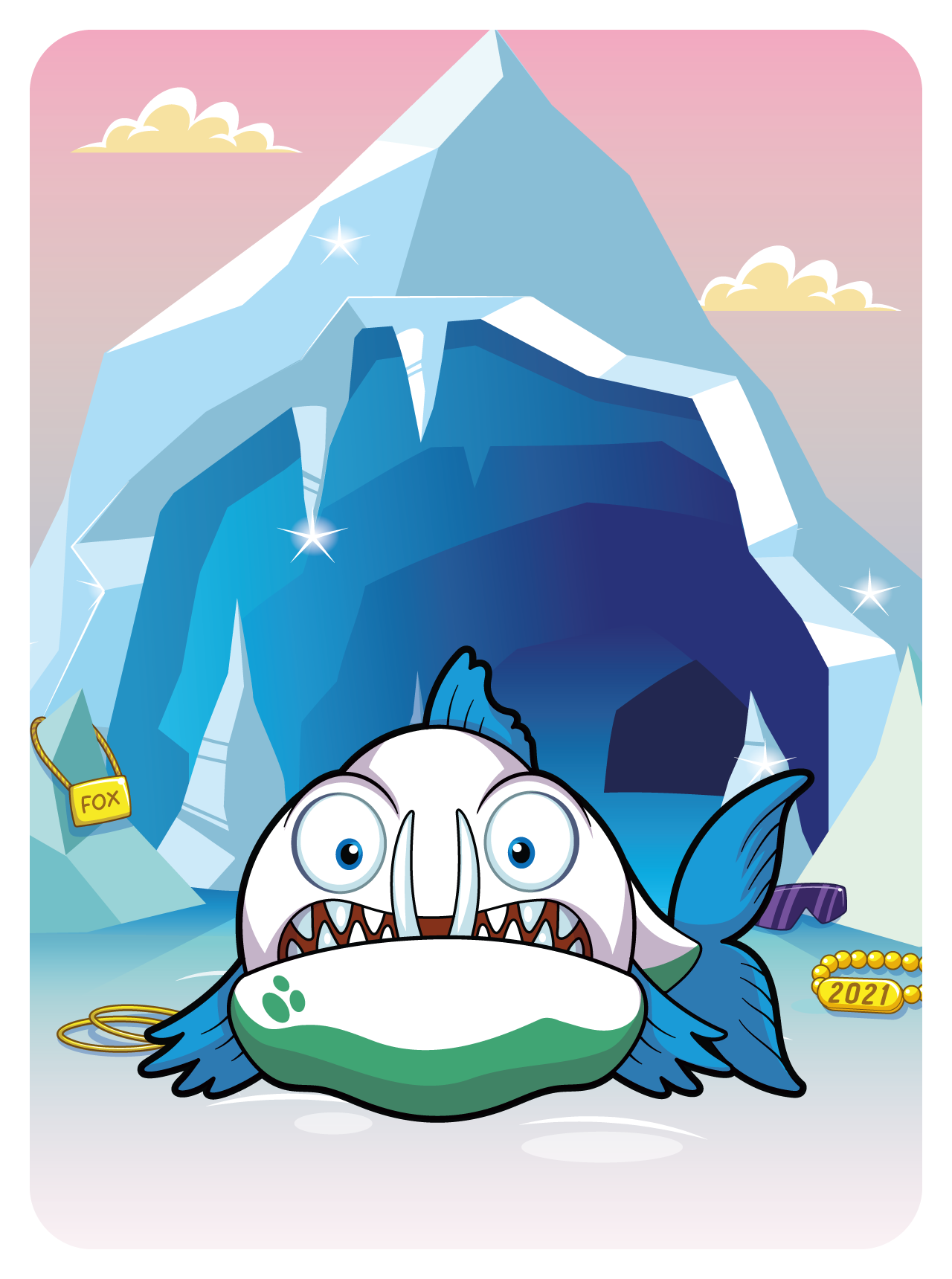 Gary Vaynerchuk - VeeFriends Series 2 - Proactive Piranha #11552 - NFT # 11552