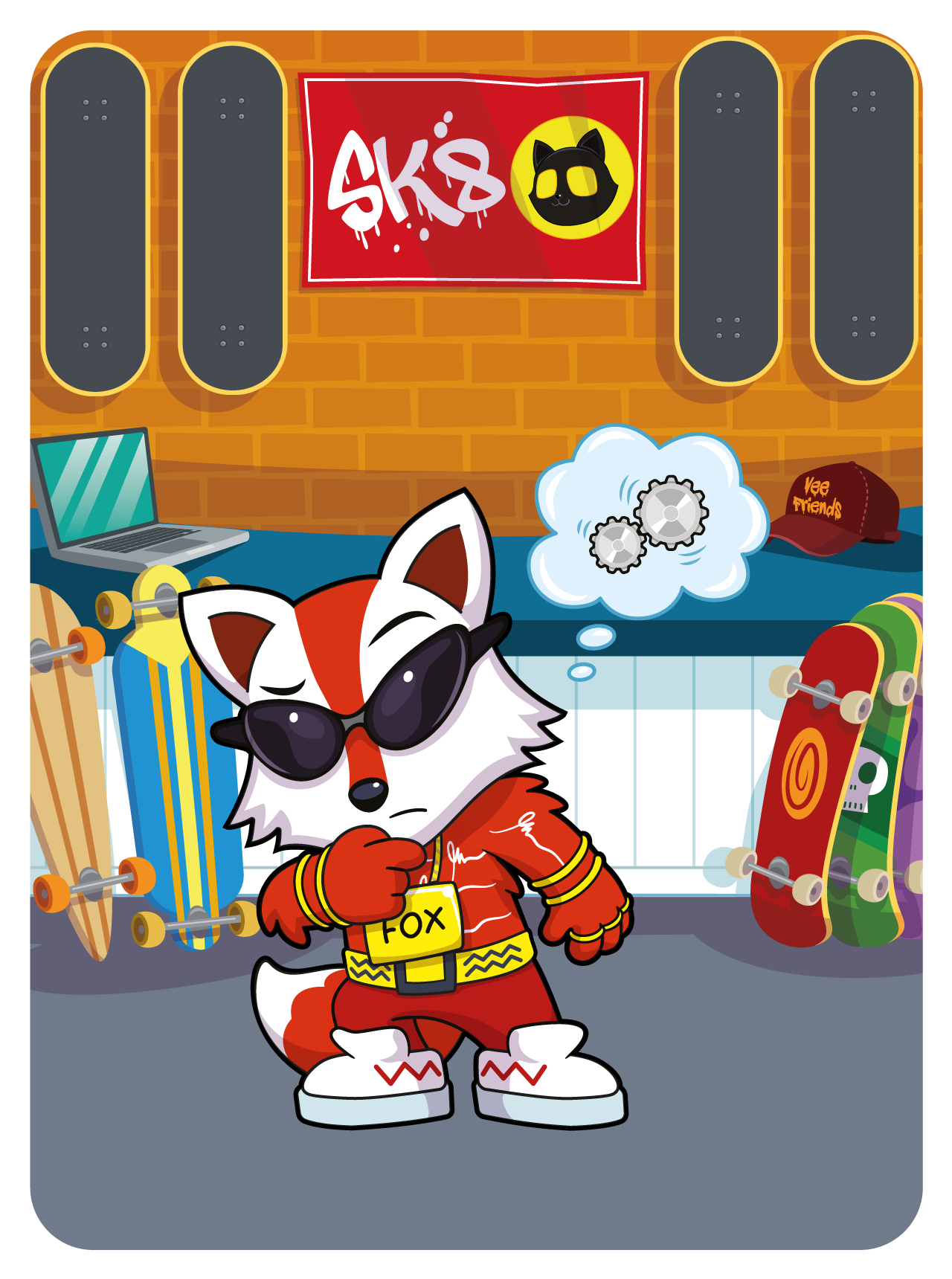 Gary Vaynerchuk - VeeFriends Series 2 - Flex'n Fox #11639 - NFT # 11639