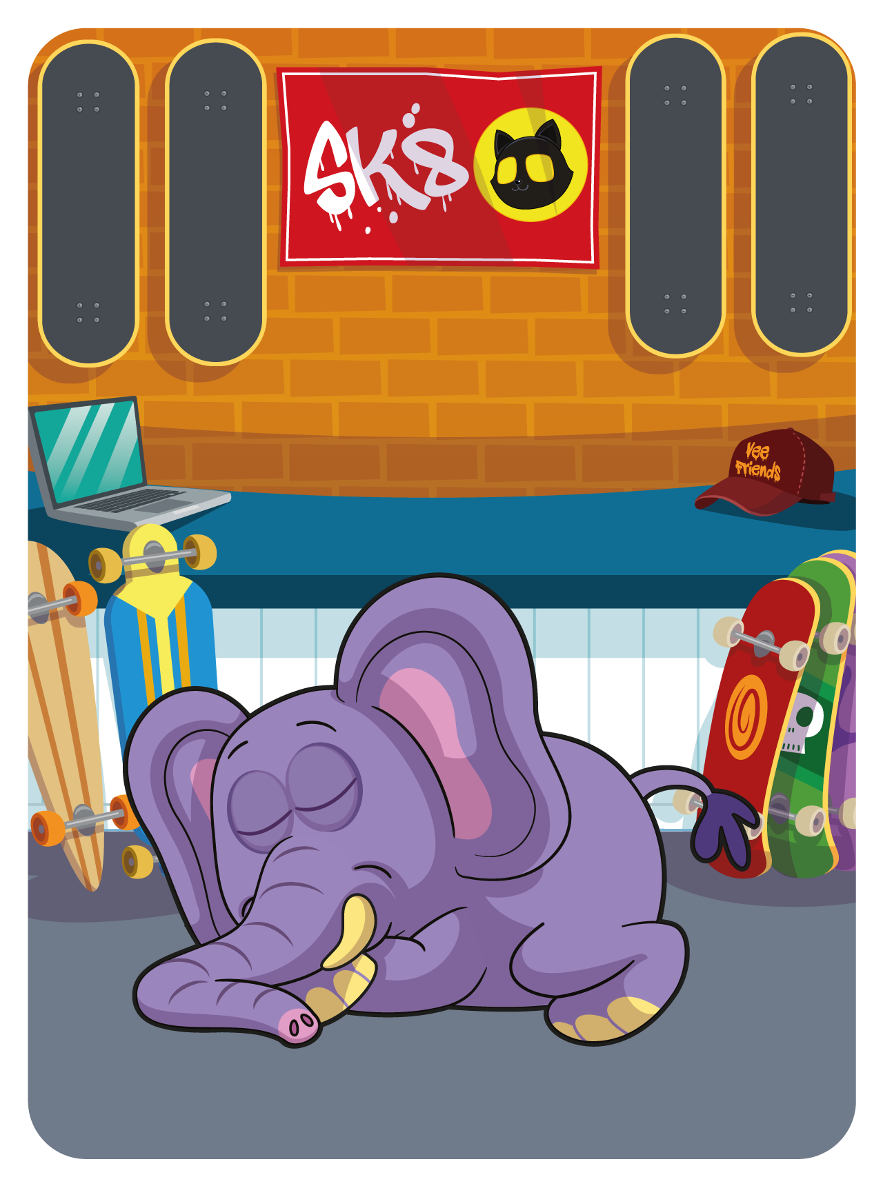 Gary Vaynerchuk - VeeFriends Series 2 - Empathy Elephant #11654 - NFT # 11654