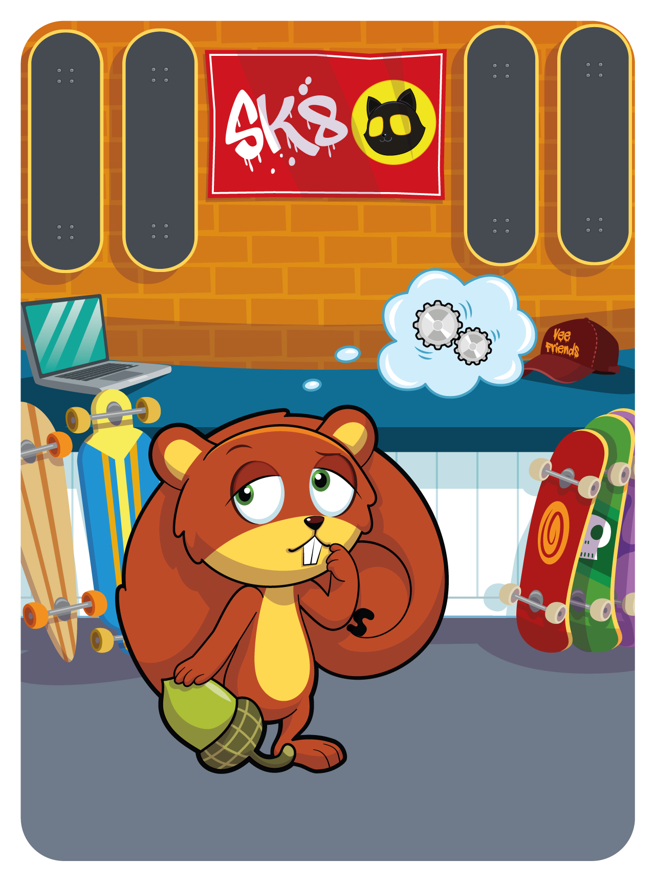 Gary Vaynerchuk - VeeFriends Series 2 - Sharing Squirrel #11669 - NFT # 11669