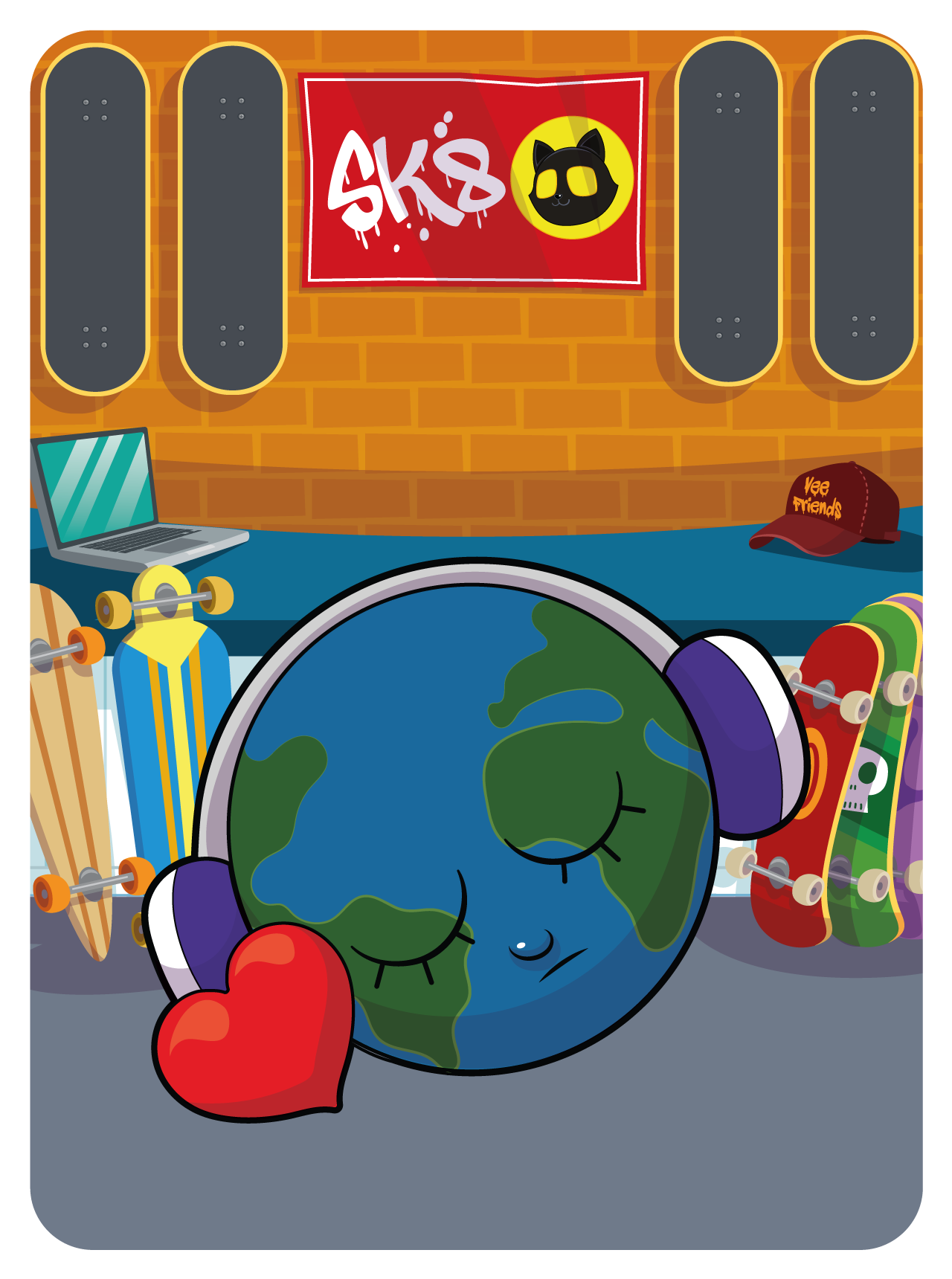 Gary Vaynerchuk - VeeFriends Series 2 - The World Has Plenty Of Love Start Listening To It #11789 - NFT # 11789