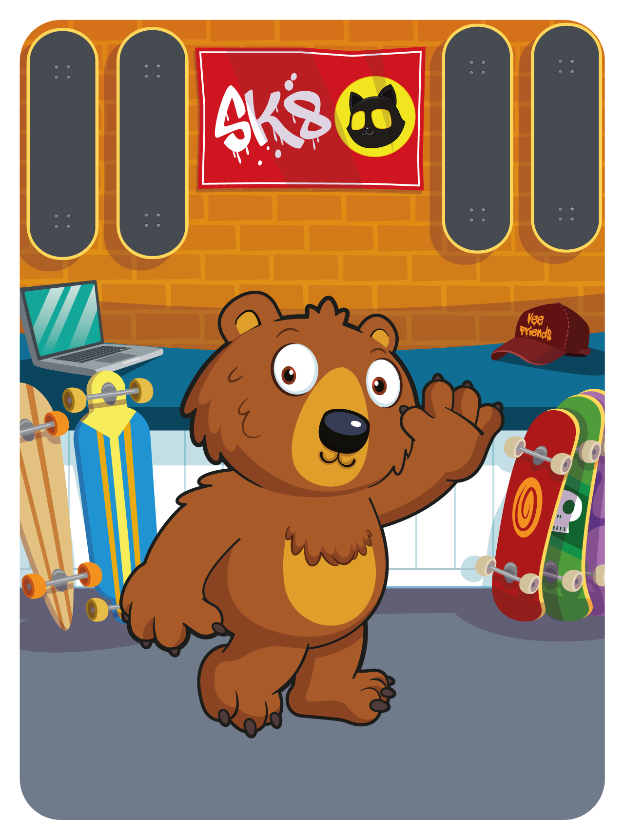 Gary Vaynerchuk - VeeFriends Series 2 - Gracious Grizzly Bear #11991 - NFT # 11991