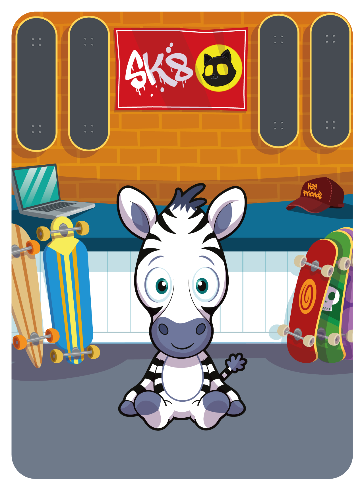 Gary Vaynerchuk - VeeFriends Series 2 - Zestful Zebra #12081 - NFT # 12081