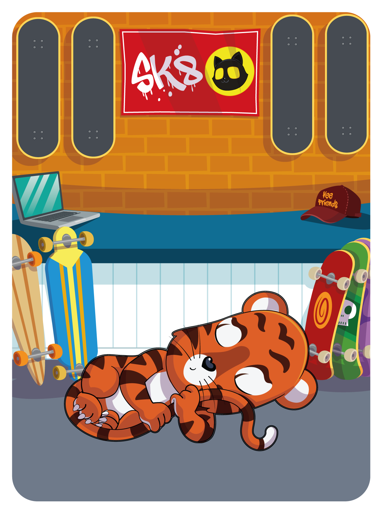 Gary Vaynerchuk - VeeFriends Series 2 - Tremendous Tiger #12096 - NFT # 12096