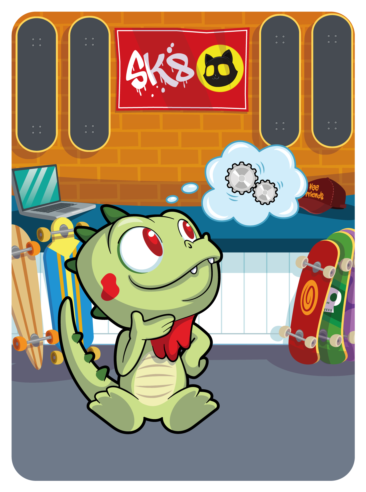 Gary Vaynerchuk - VeeFriends Series 2 - Intuitive Iguana #12112 - NFT # 12112