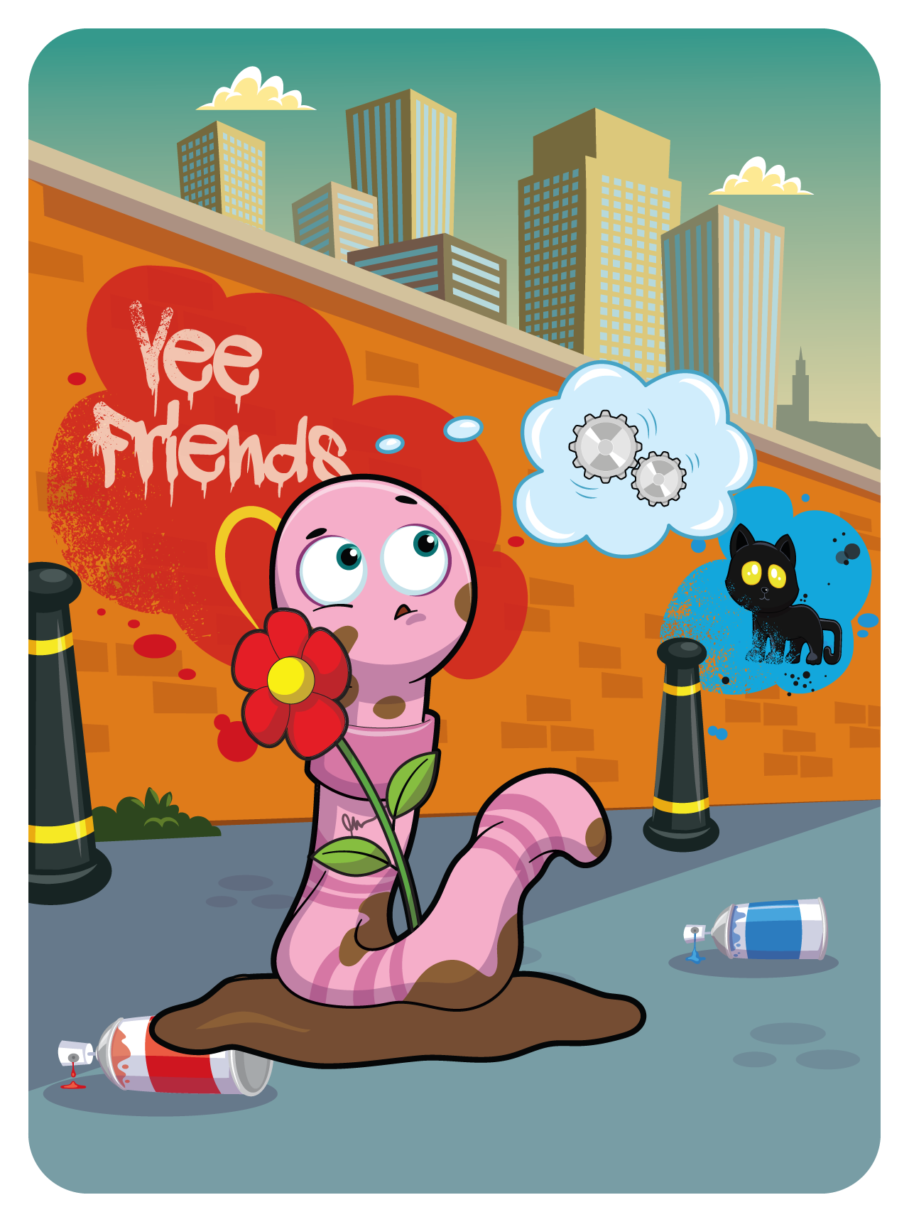 Gary Vaynerchuk - VeeFriends Series 2 - Tough To Beat A Worm From The Dirt! #12117 - NFT # 12117