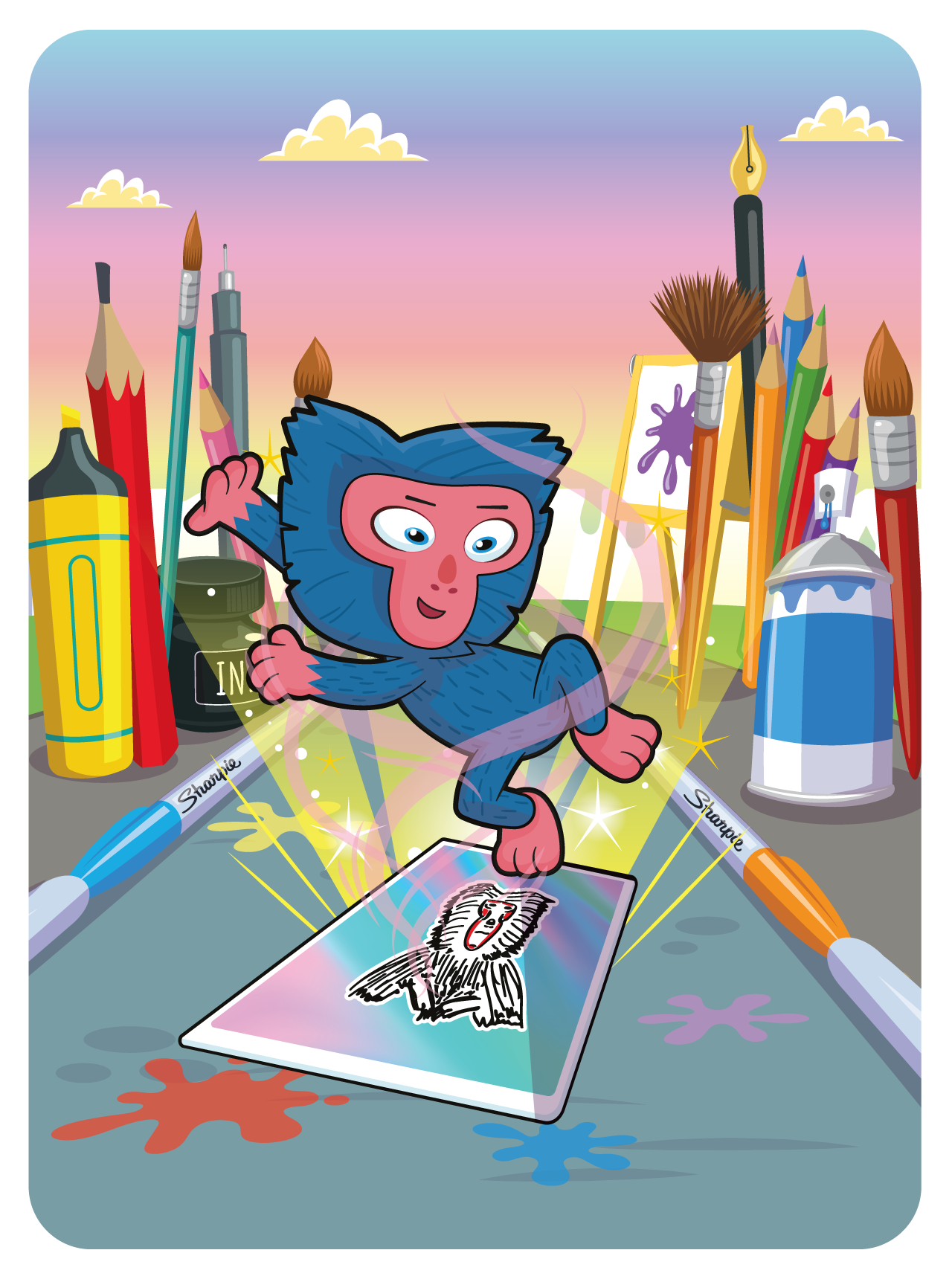 Gary Vaynerchuk - VeeFriends Series 2 - Bombastic Baboon #1215 - NFT # 1215