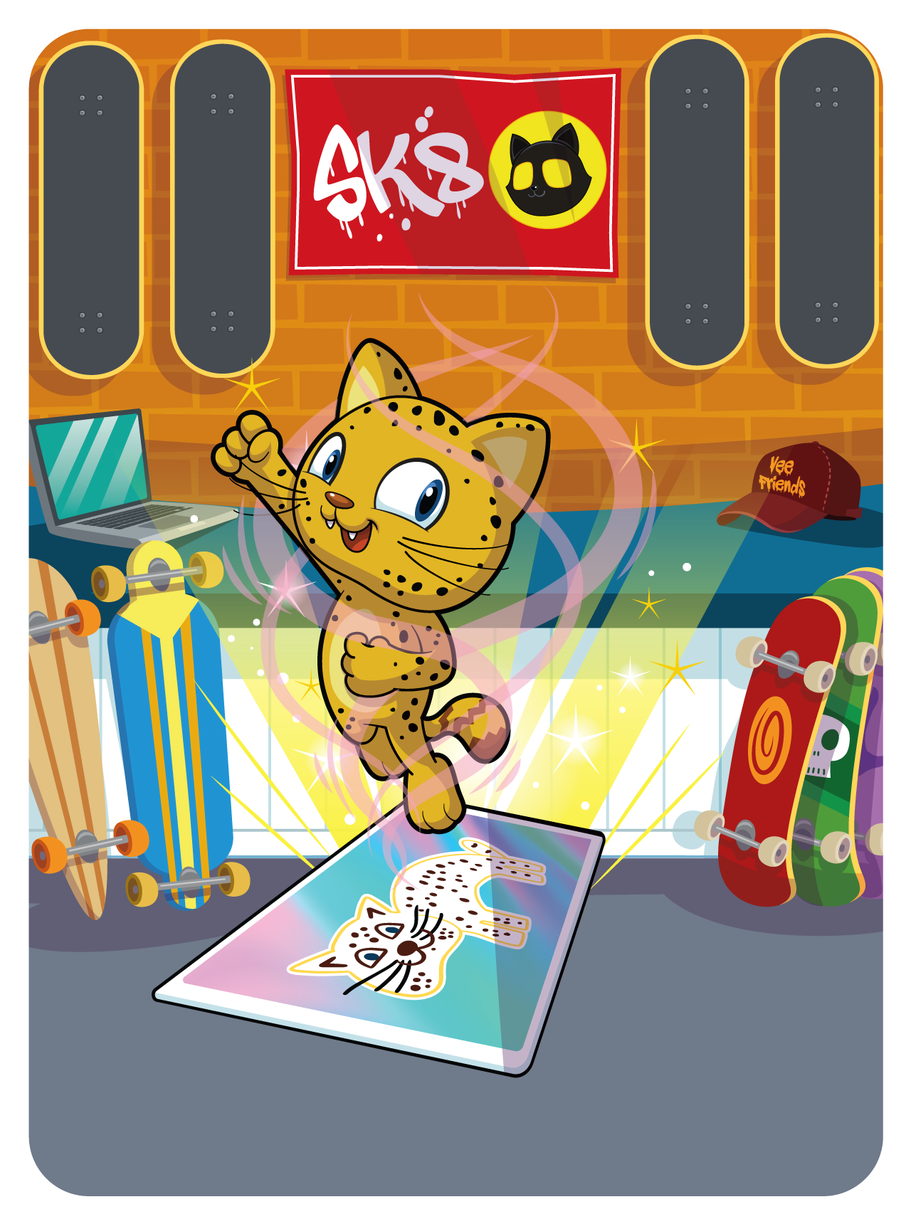 Gary Vaynerchuk - VeeFriends Series 2 - Boss Bobcat #1259 - NFT # 1259