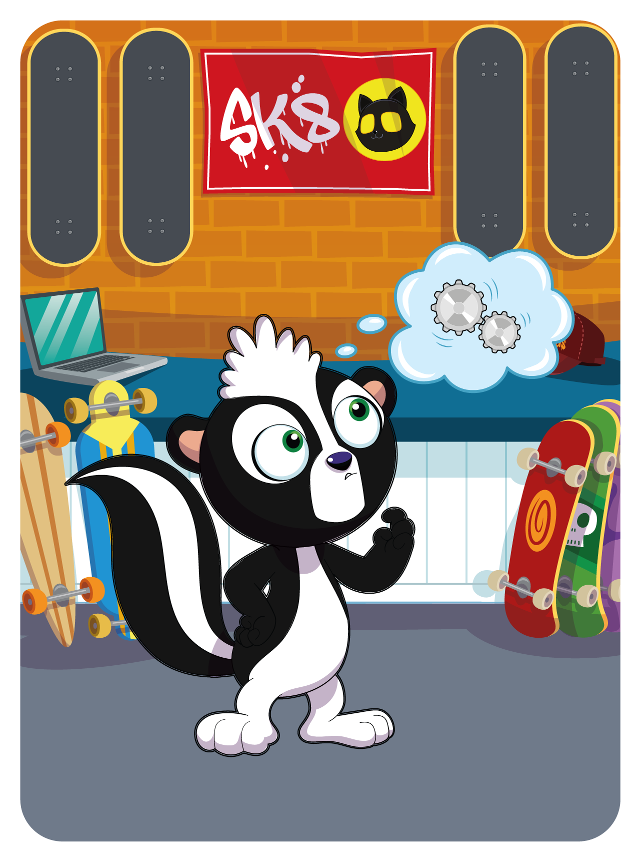 Gary Vaynerchuk - VeeFriends Series 2 - Sincere Skunk #12633 - NFT # 12633