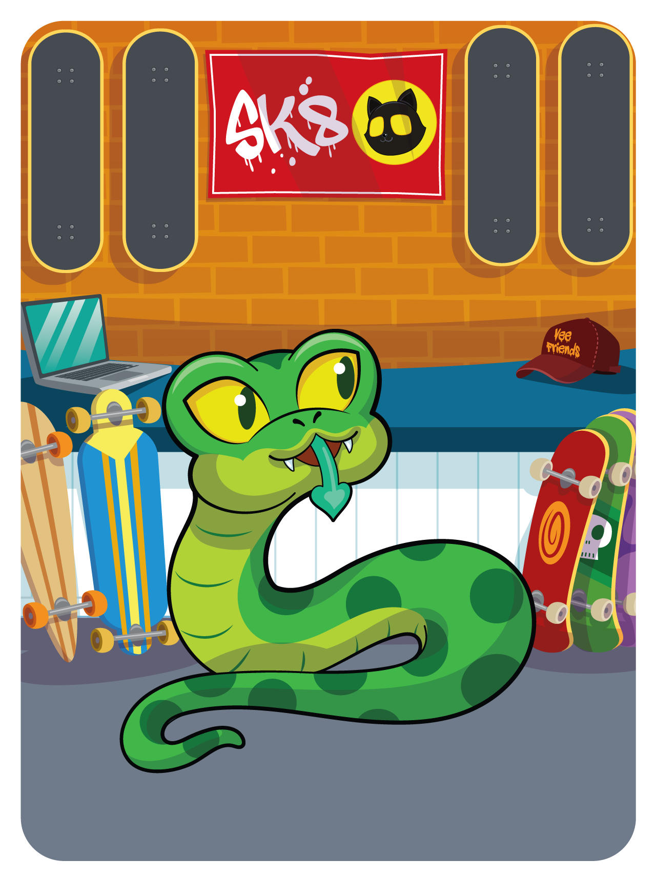 Gary Vaynerchuk - VeeFriends Series 2 - Steadfast Snake #12642 - NFT # 12642