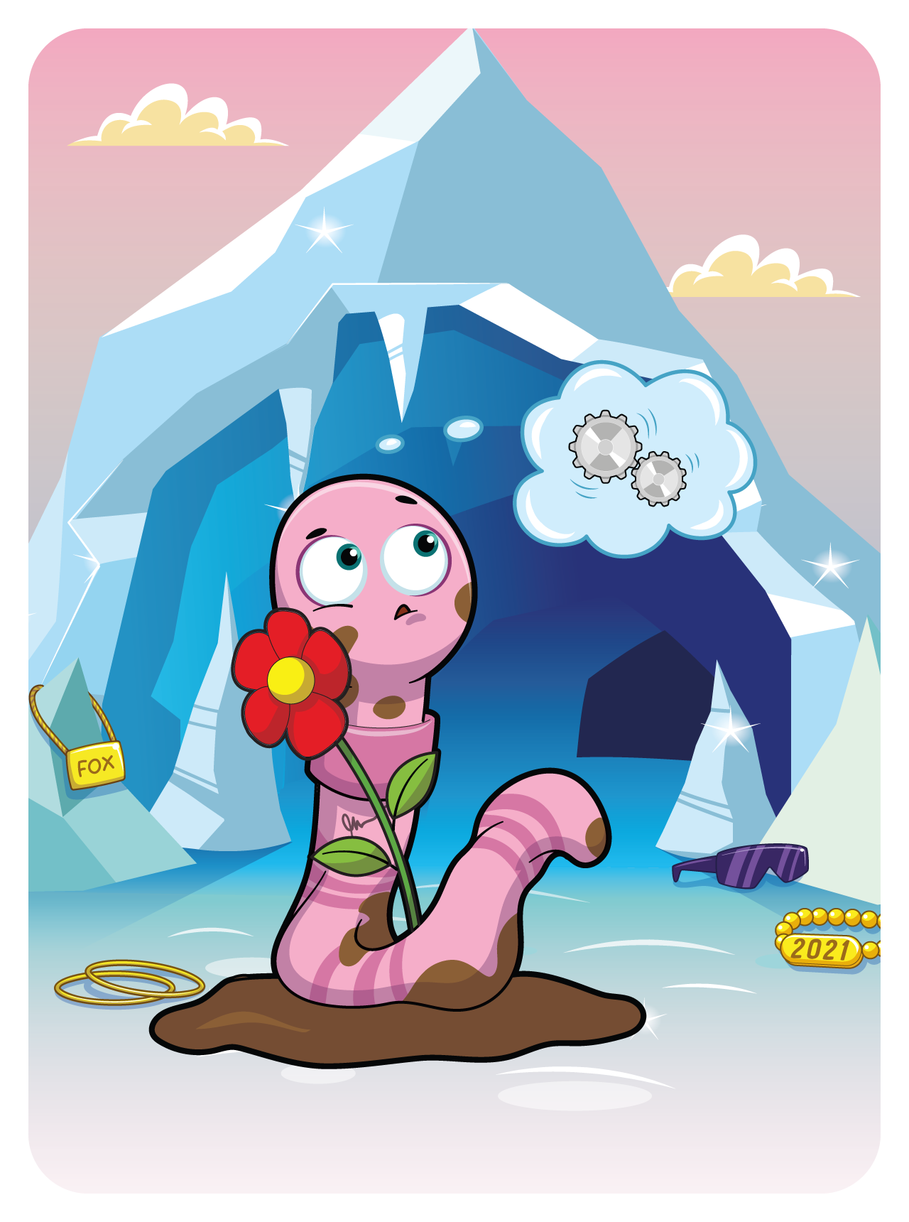 Gary Vaynerchuk - VeeFriends Series 2 - Tough To Beat A Worm From The Dirt! #12862 - NFT # 12862