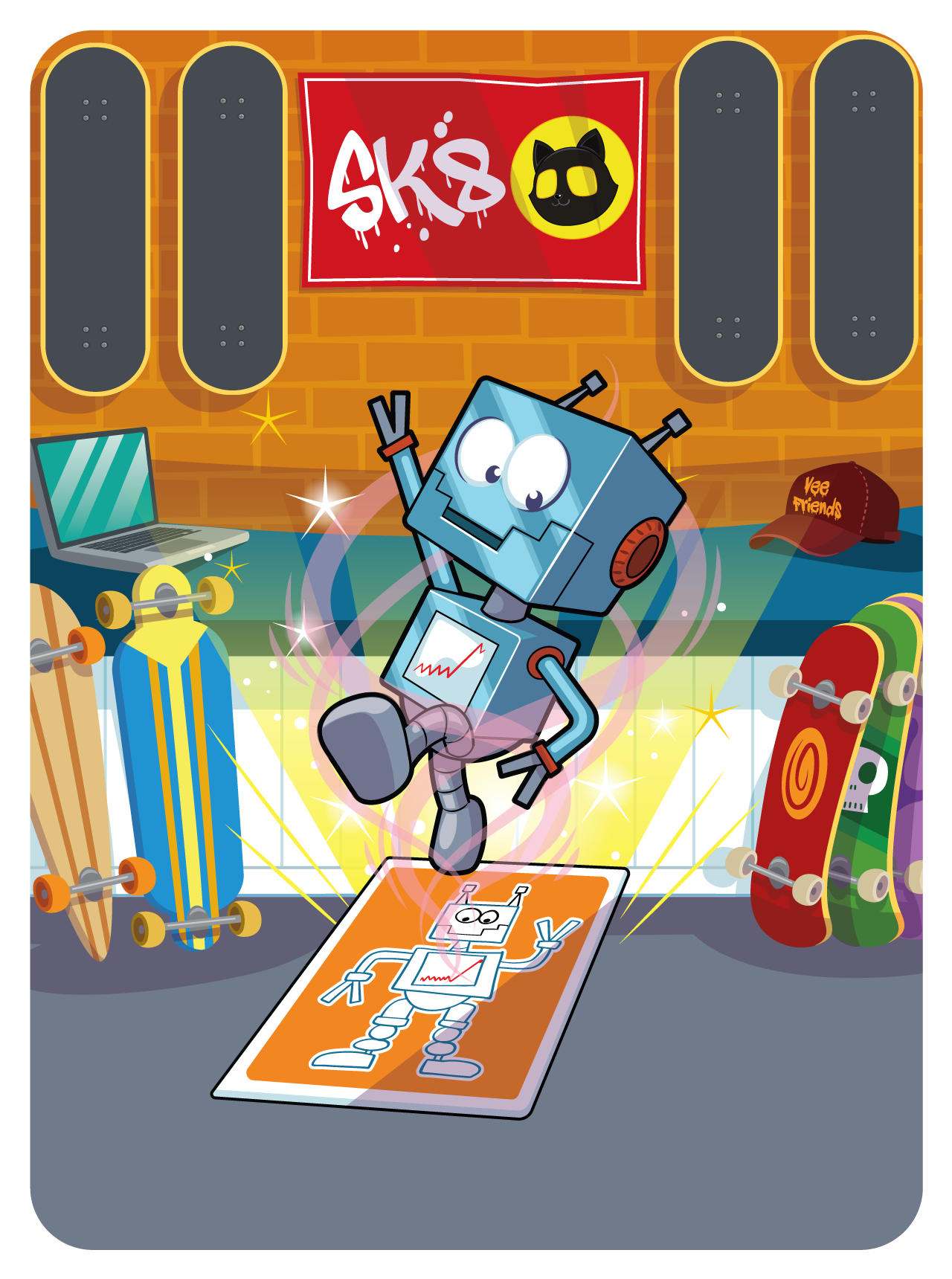 Gary Vaynerchuk - VeeFriends Series 2 - "Rare" Robot #130 - NFT # 130