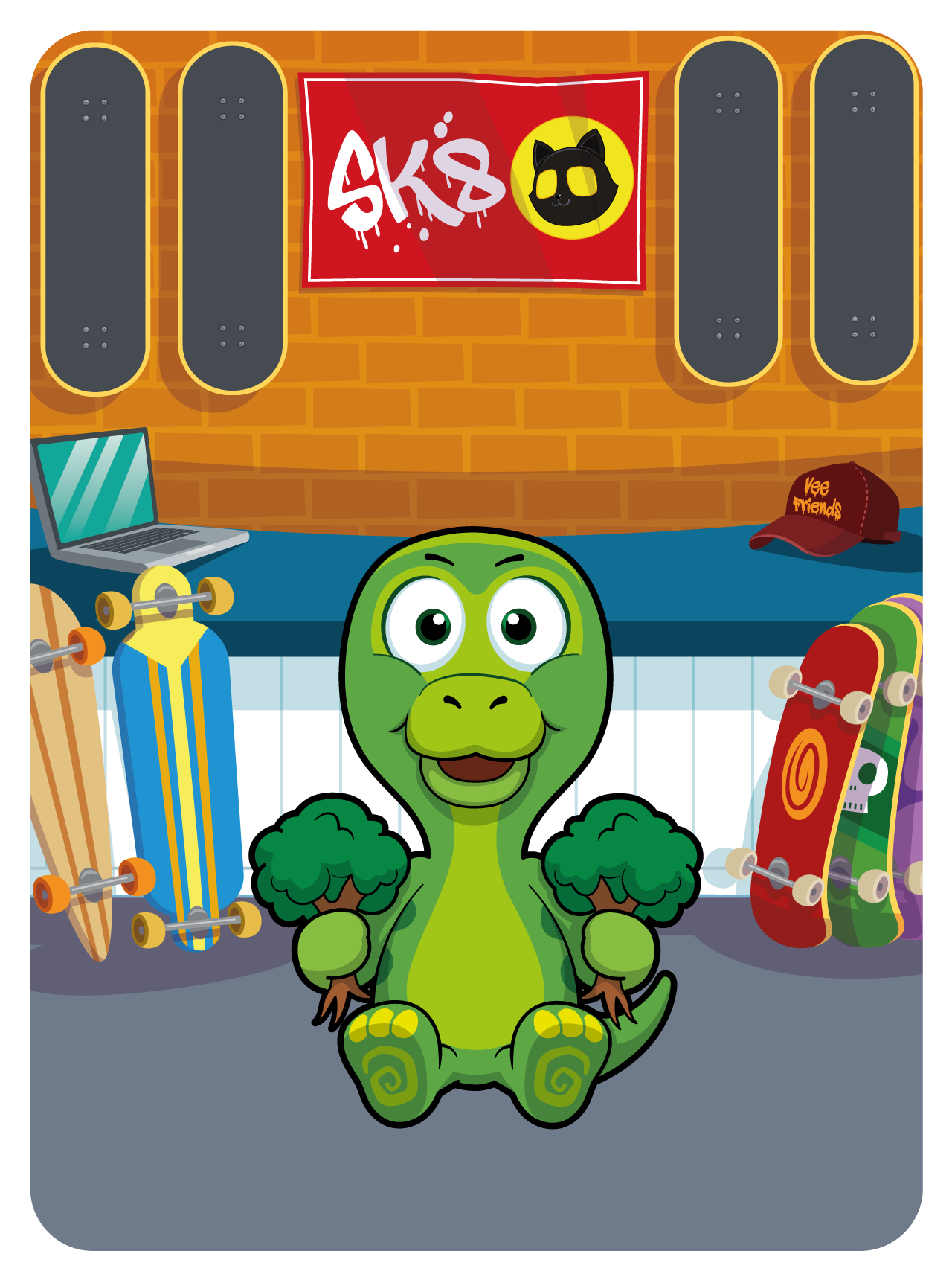 Gary Vaynerchuk - VeeFriends Series 2 - Dynamic Dinosaur #13139 - NFT # 13139