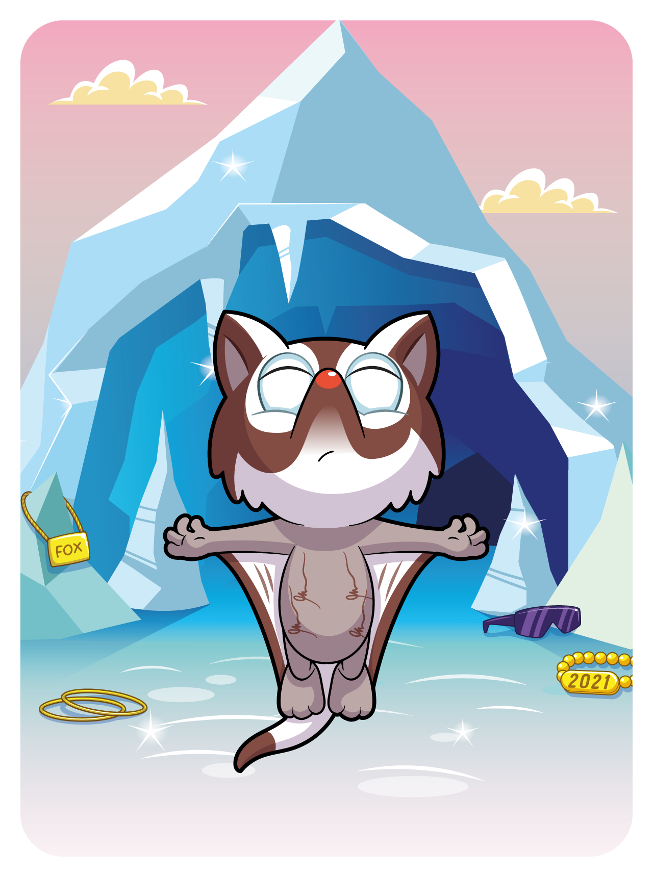 Gary Vaynerchuk - VeeFriends Series 2 - Gleeful Sugar Glider #13323 - NFT # 13323