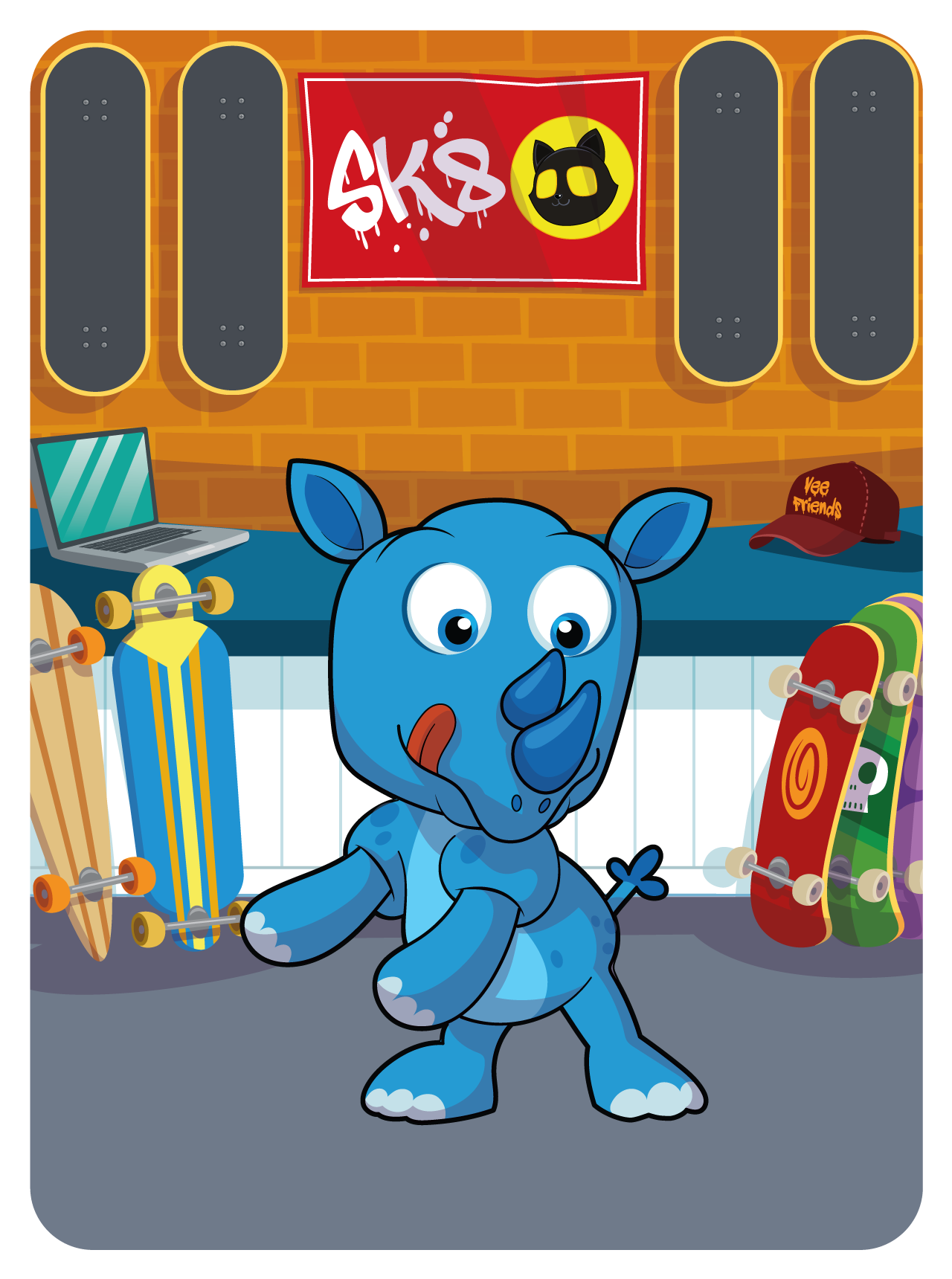 Gary Vaynerchuk - VeeFriends Series 2 - Reflective Rhinoceros #13435 - NFT # 13435