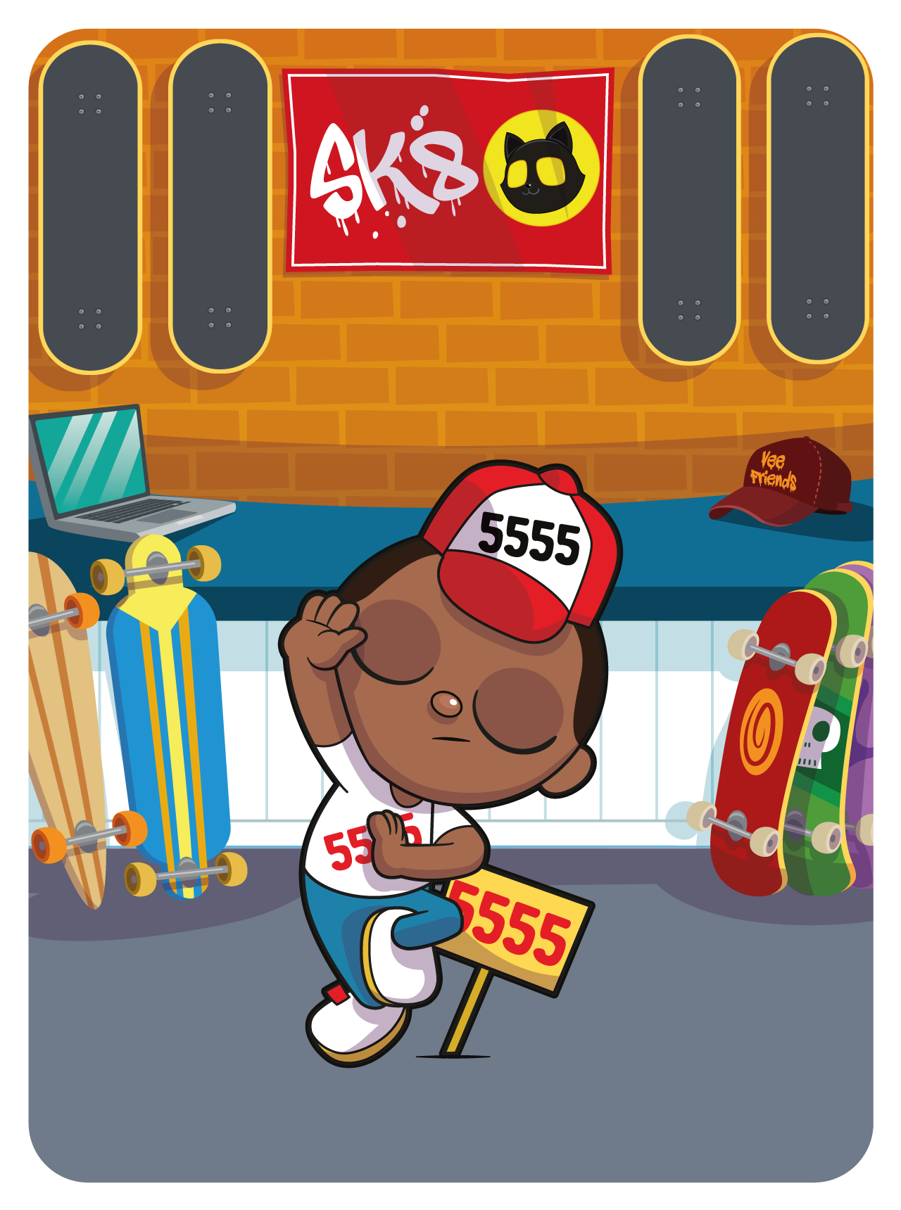 Gary Vaynerchuk - VeeFriends Series 2 - 5555 Fan #13525 - NFT # 13525