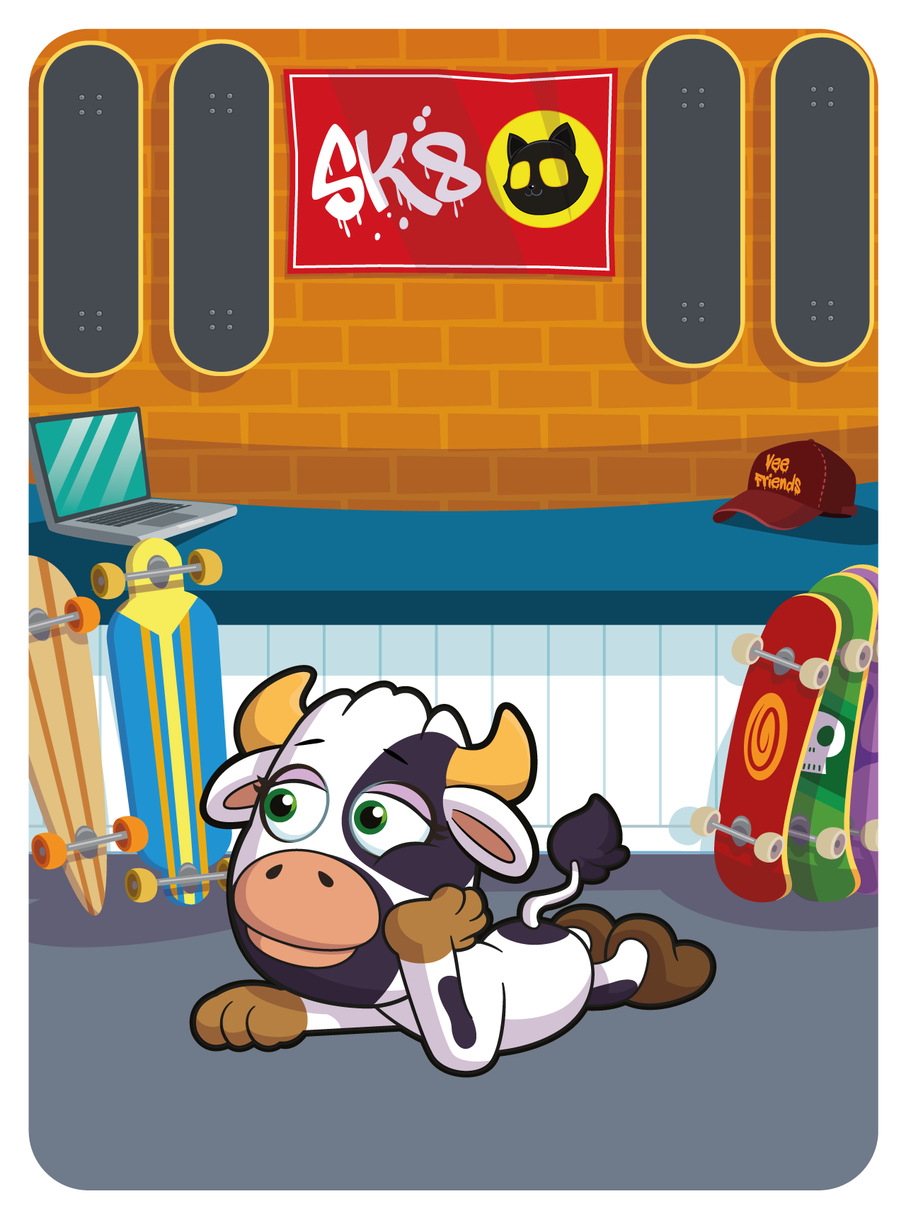 Gary Vaynerchuk - VeeFriends Series 2 - Common Sense Cow #13847 - NFT # 13847