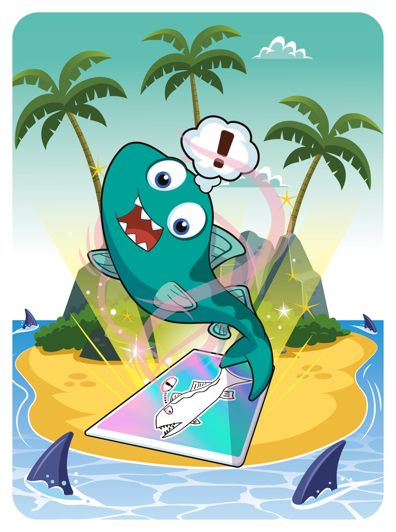 Gary Vaynerchuk - VeeFriends Series 2 - Brilliant Barracuda #1387 - NFT # 1387