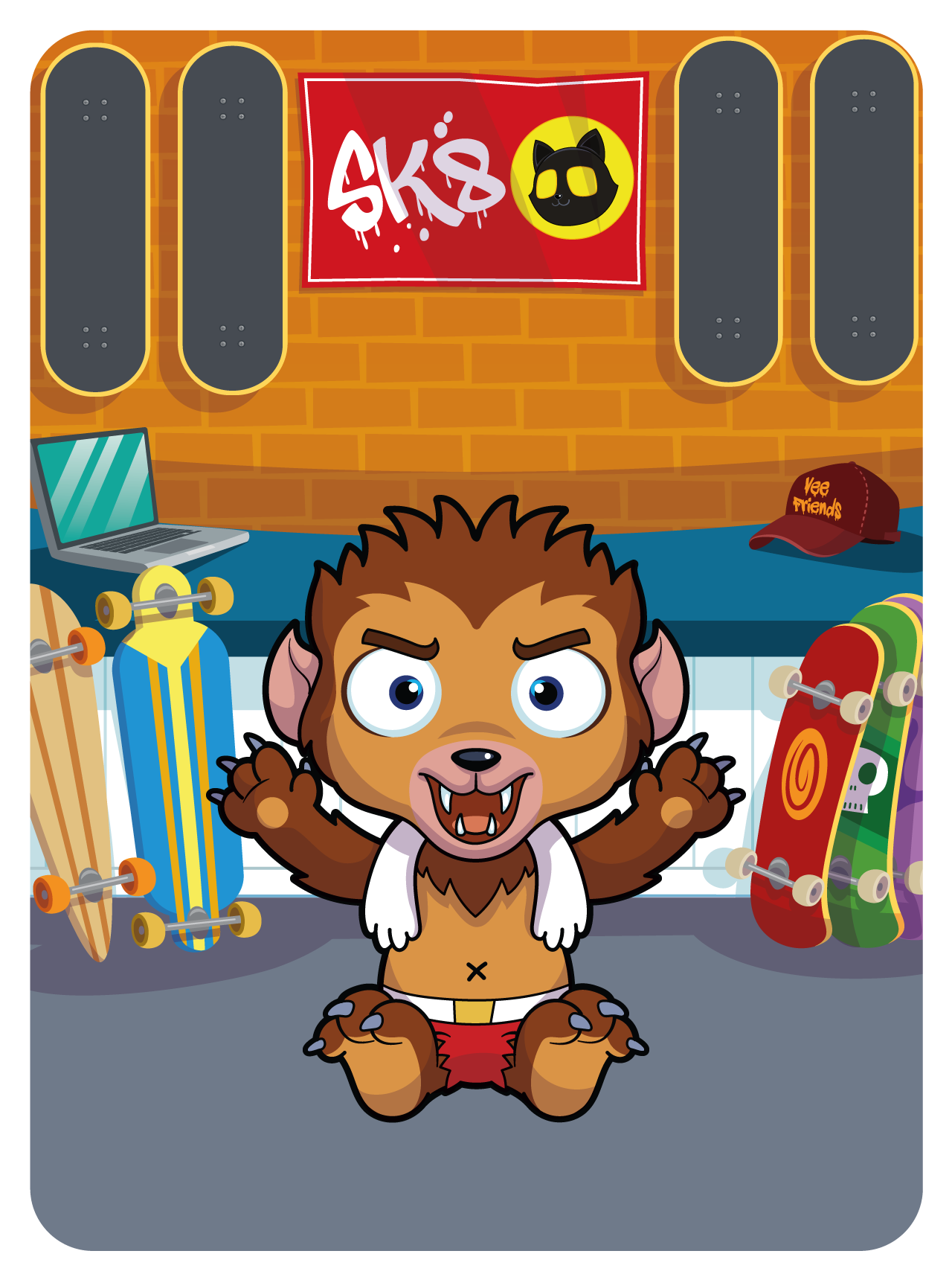 Gary Vaynerchuk - VeeFriends Series 2 - Well-Connected Werewolf #13887 - NFT # 13887