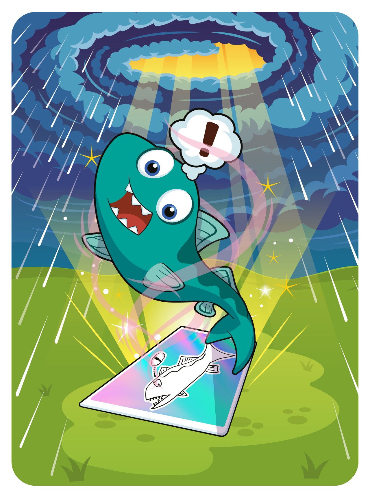 Gary Vaynerchuk - VeeFriends Series 2 - Brilliant Barracuda #1389 - NFT # 1389