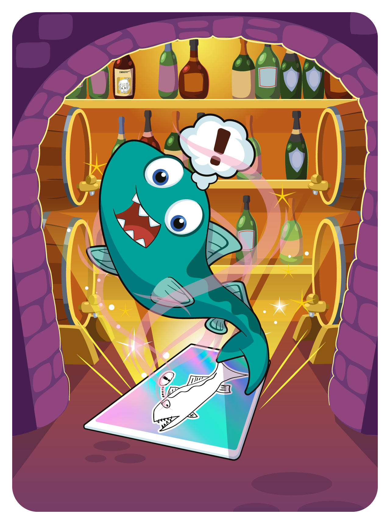 Gary Vaynerchuk - VeeFriends Series 2 - Brilliant Barracuda #1390 - NFT # 1390