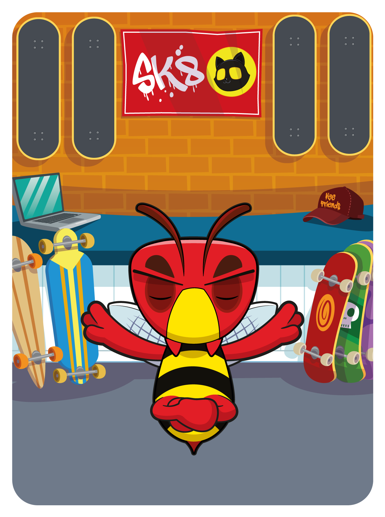 Gary Vaynerchuk - VeeFriends Series 2 - "Hot Shit" Hornet #13917 - NFT # 13917