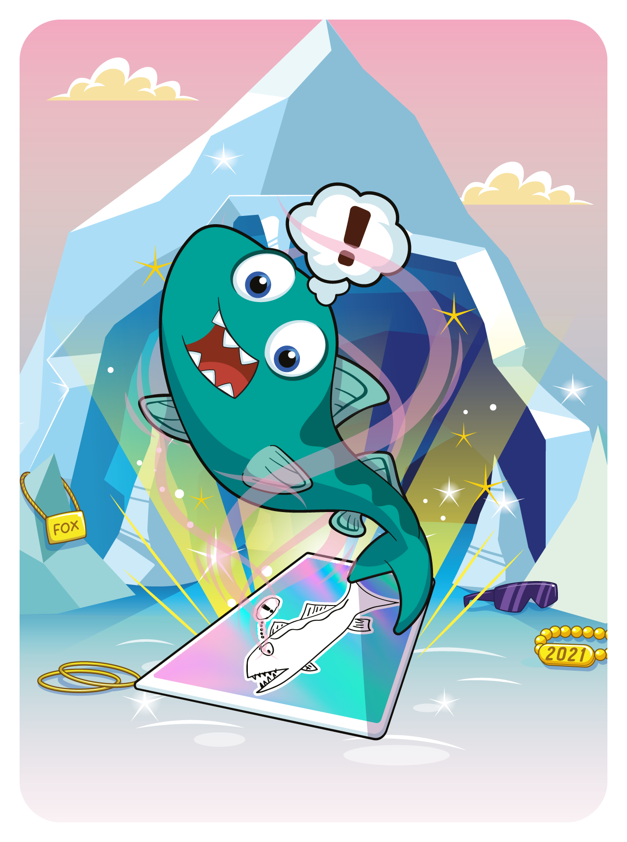 Gary Vaynerchuk - VeeFriends Series 2 - Brilliant Barracuda #1397 - NFT # 1397