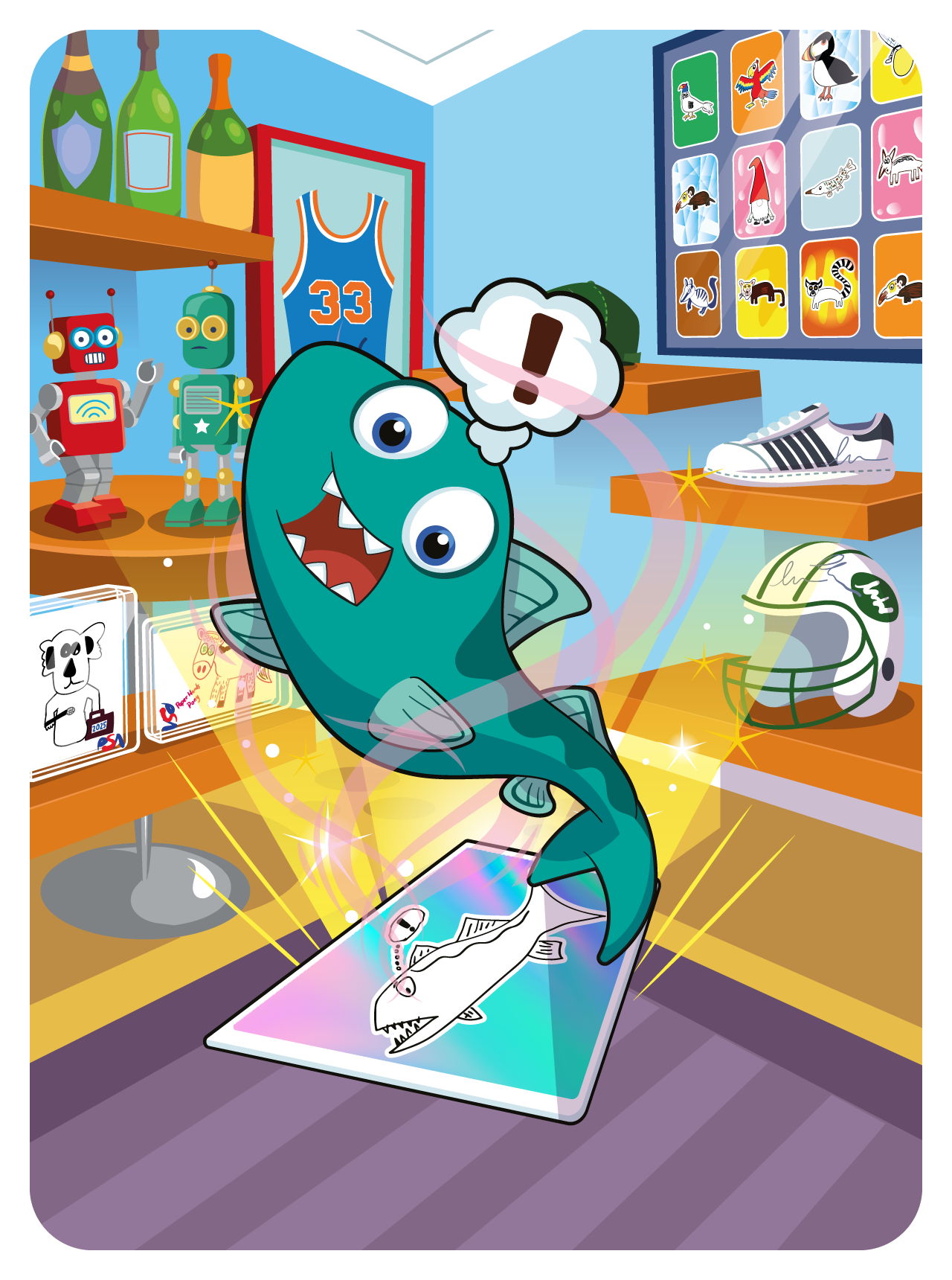 Gary Vaynerchuk - VeeFriends Series 2 - Brilliant Barracuda #1398 - NFT # 1398