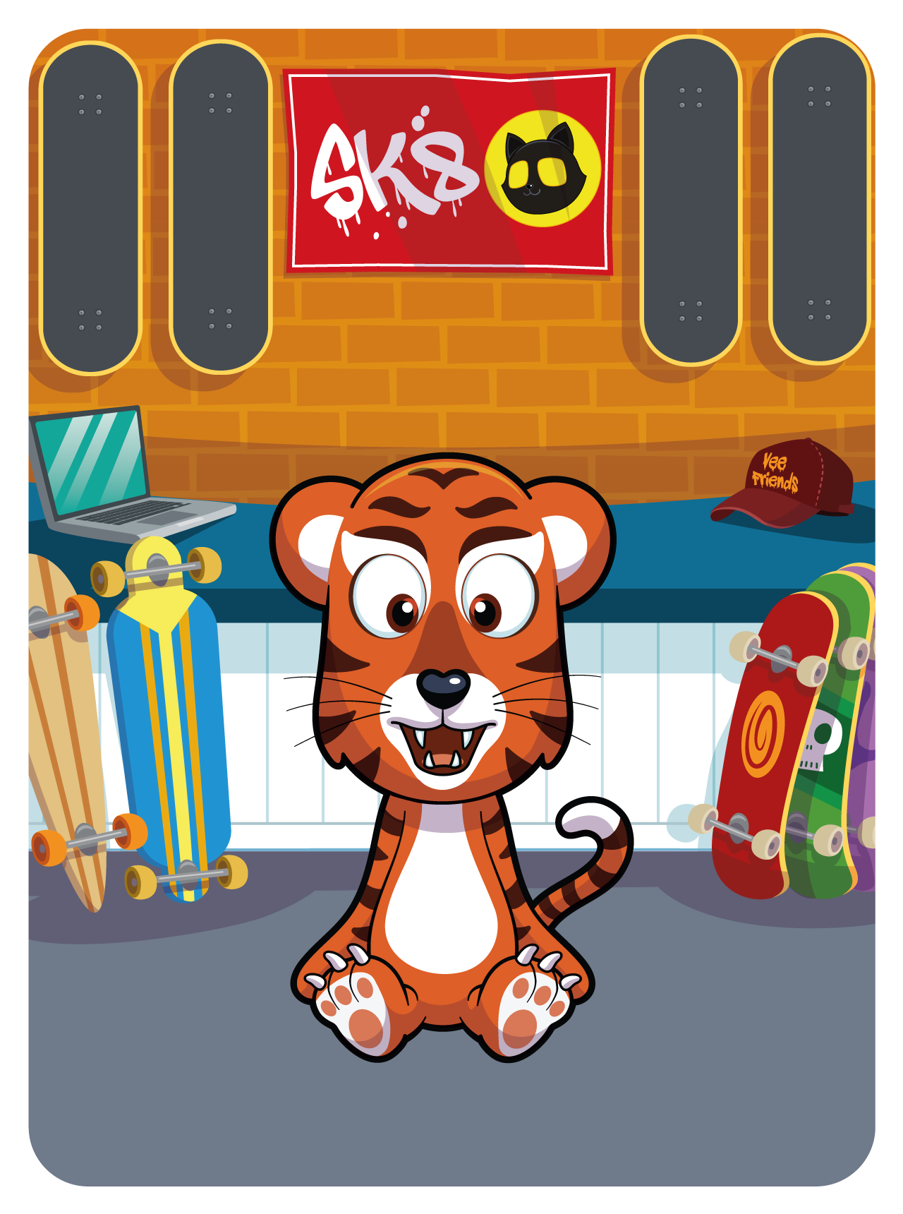 Gary Vaynerchuk - VeeFriends Series 2 - Tremendous Tiger #13997 - NFT # 13997