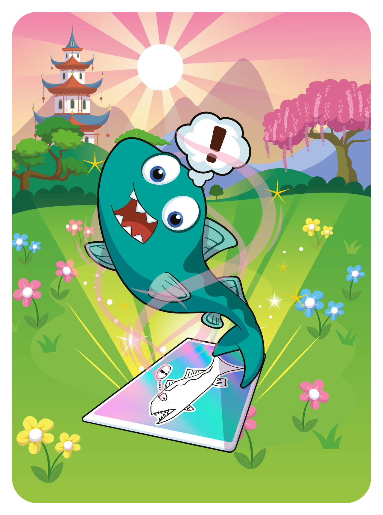 Gary Vaynerchuk - VeeFriends Series 2 - Brilliant Barracuda #1400 - NFT # 1400