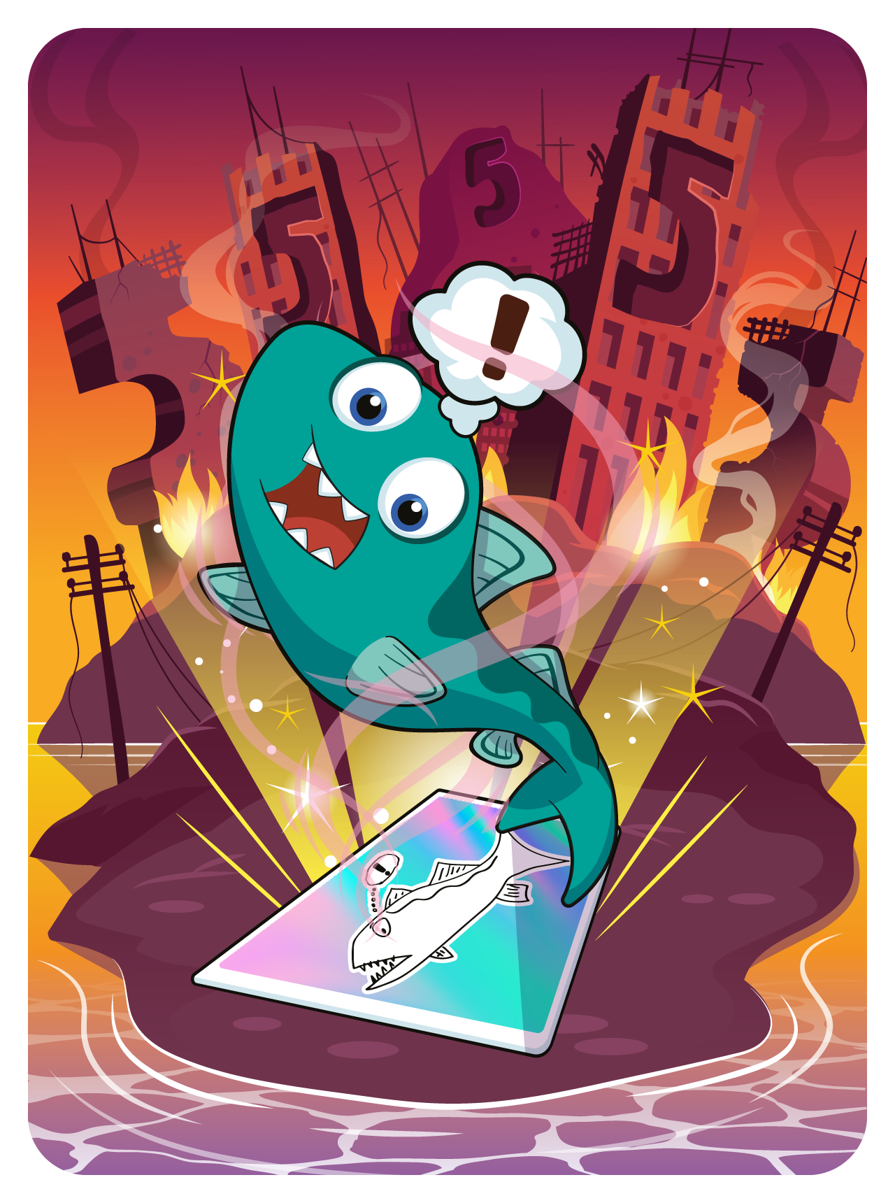 Gary Vaynerchuk - VeeFriends Series 2 - Brilliant Barracuda #1406 - NFT # 1406