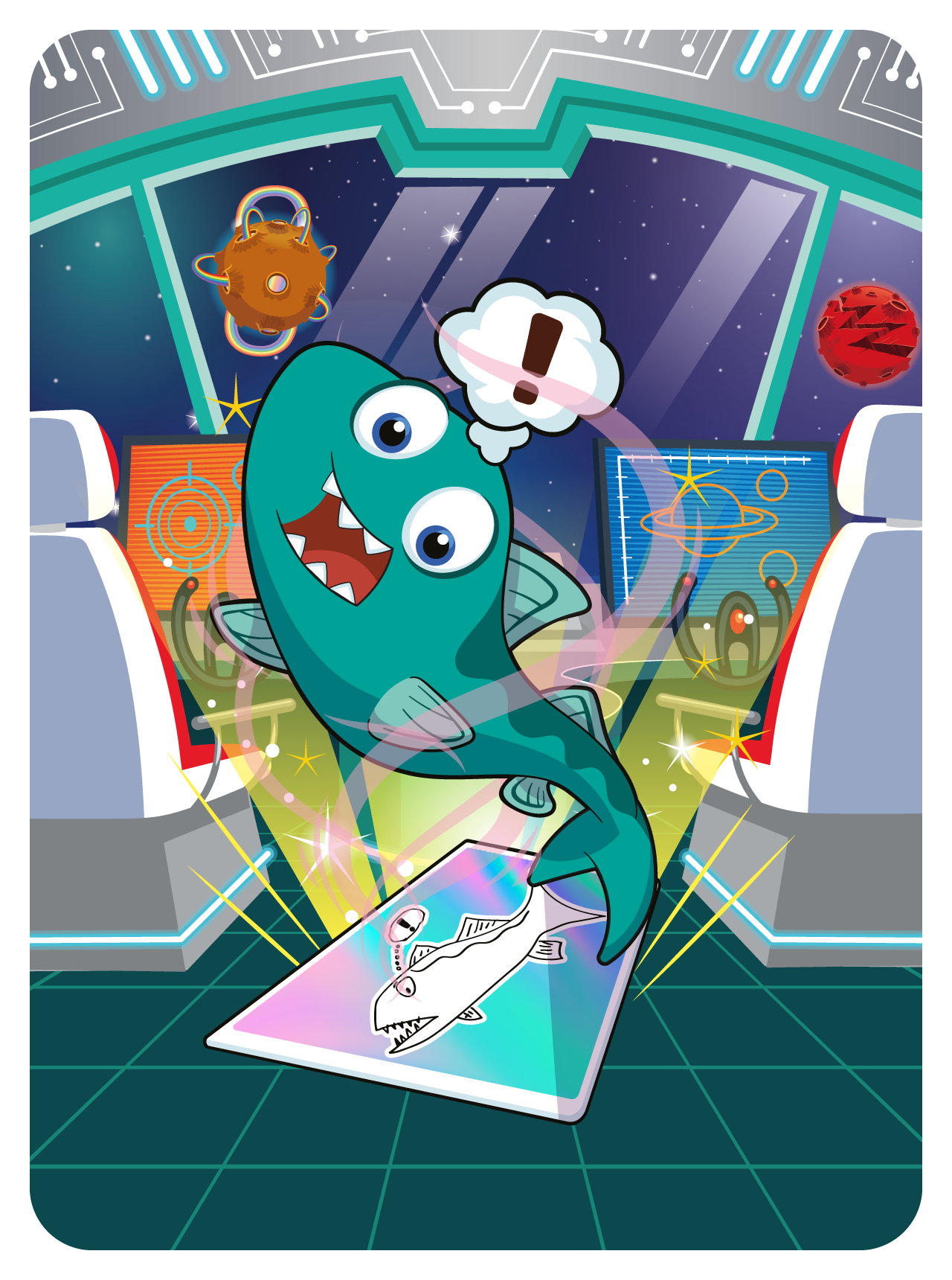 Gary Vaynerchuk - VeeFriends Series 2 - Brilliant Barracuda #1409 - NFT # 1409