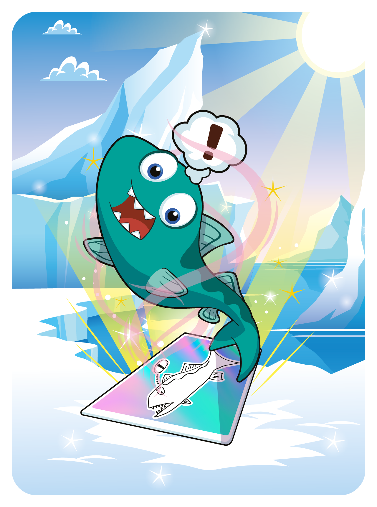 Gary Vaynerchuk - VeeFriends Series 2 - Brilliant Barracuda #1410 - NFT # 1410