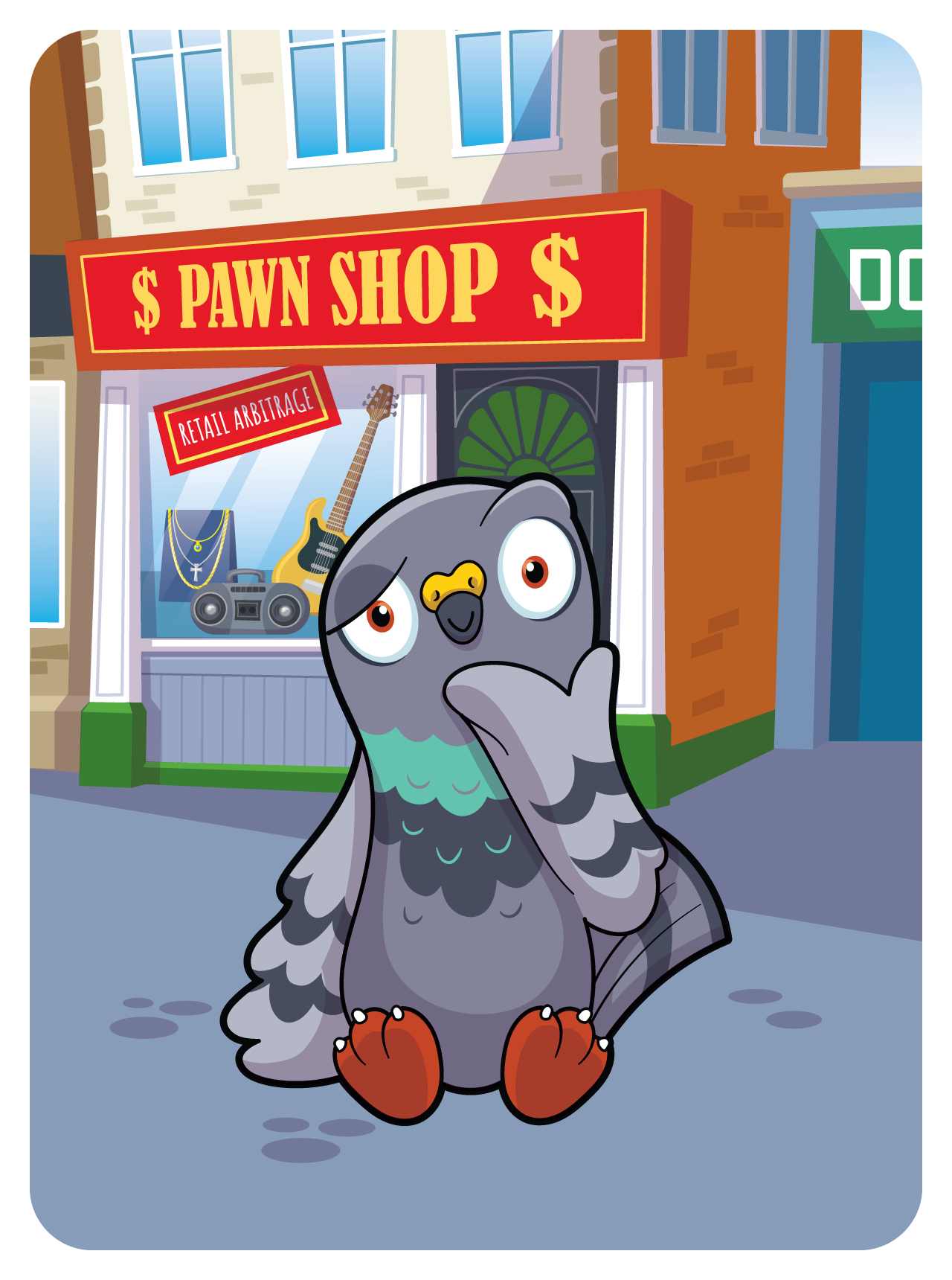 Gary Vaynerchuk - VeeFriends Series 2 - Perspective Pigeon #14130 - NFT # 14130