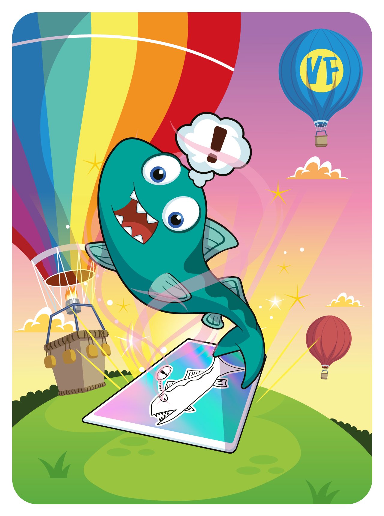 Gary Vaynerchuk - VeeFriends Series 2 - Brilliant Barracuda #1419 - NFT # 1419