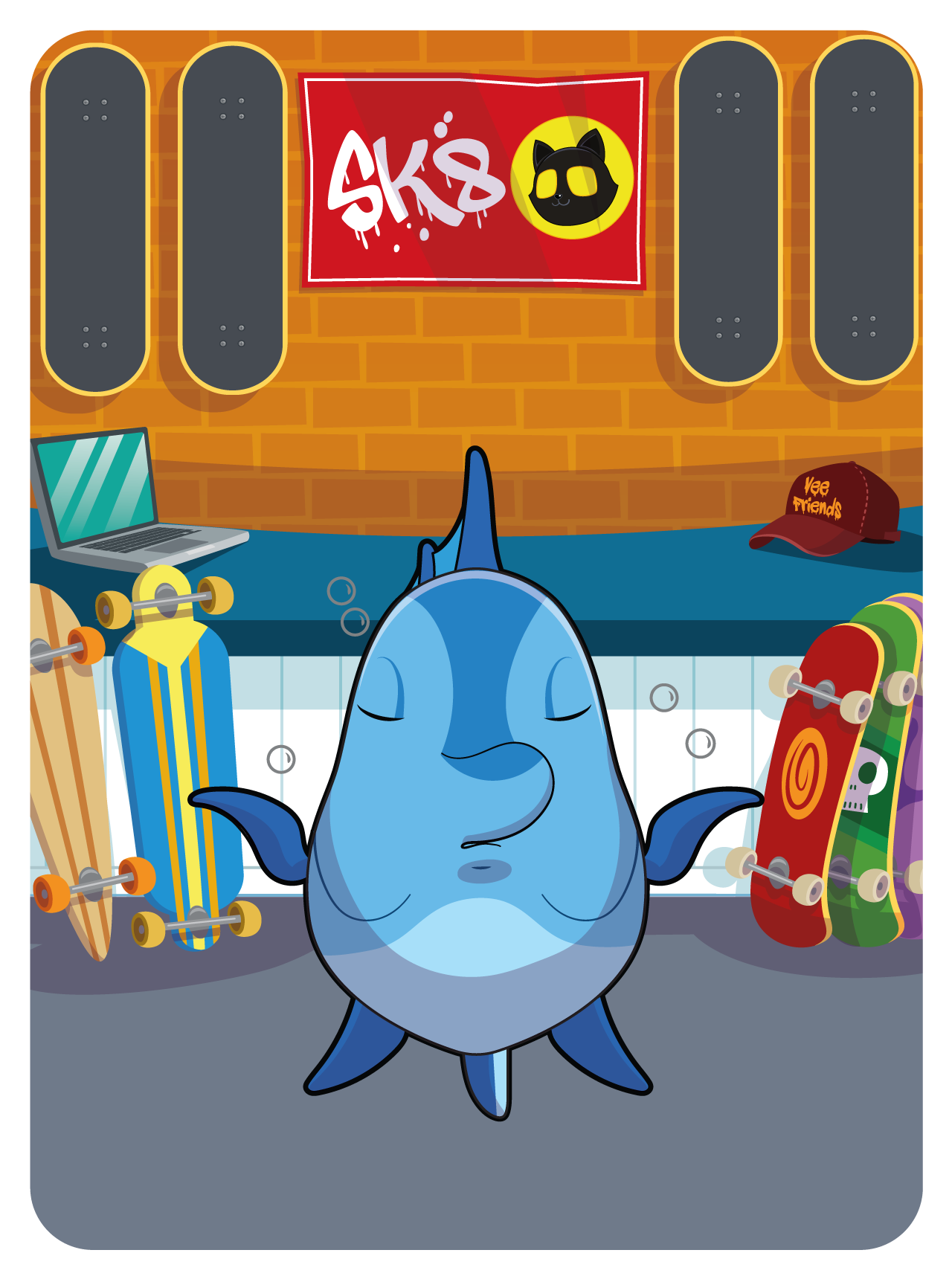 Gary Vaynerchuk - VeeFriends Series 2 - Tolerant Tuna #14301 - NFT # 14301