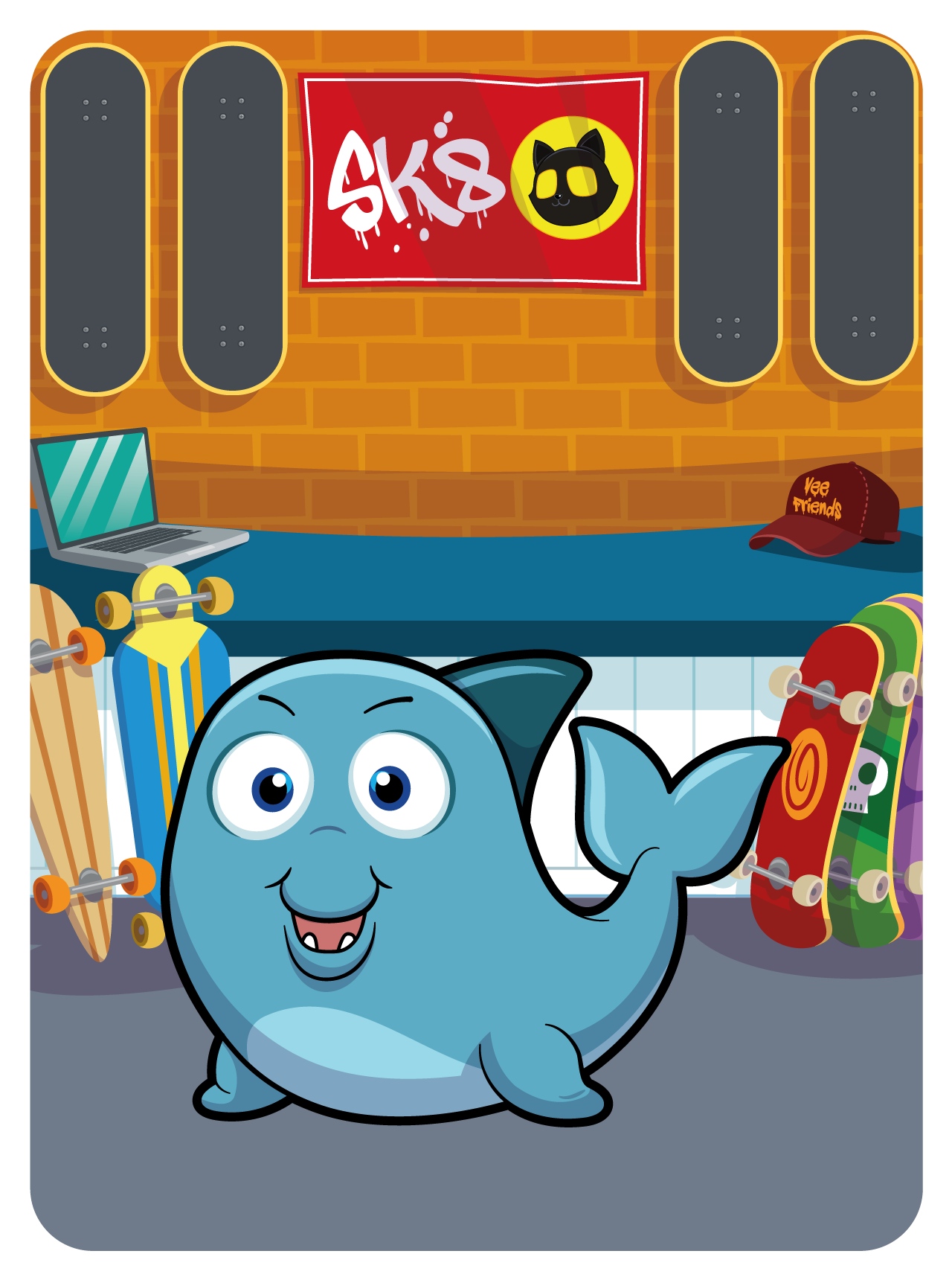 Gary Vaynerchuk - VeeFriends Series 2 - Determined Dolphin #14379 - NFT # 14379